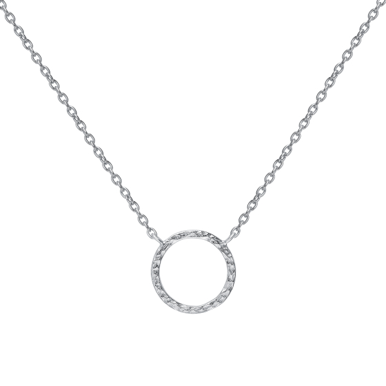 Подвеска с мятым кругом