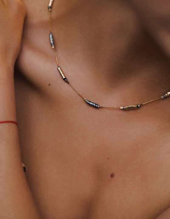 Цепочка Рудо с бусинами