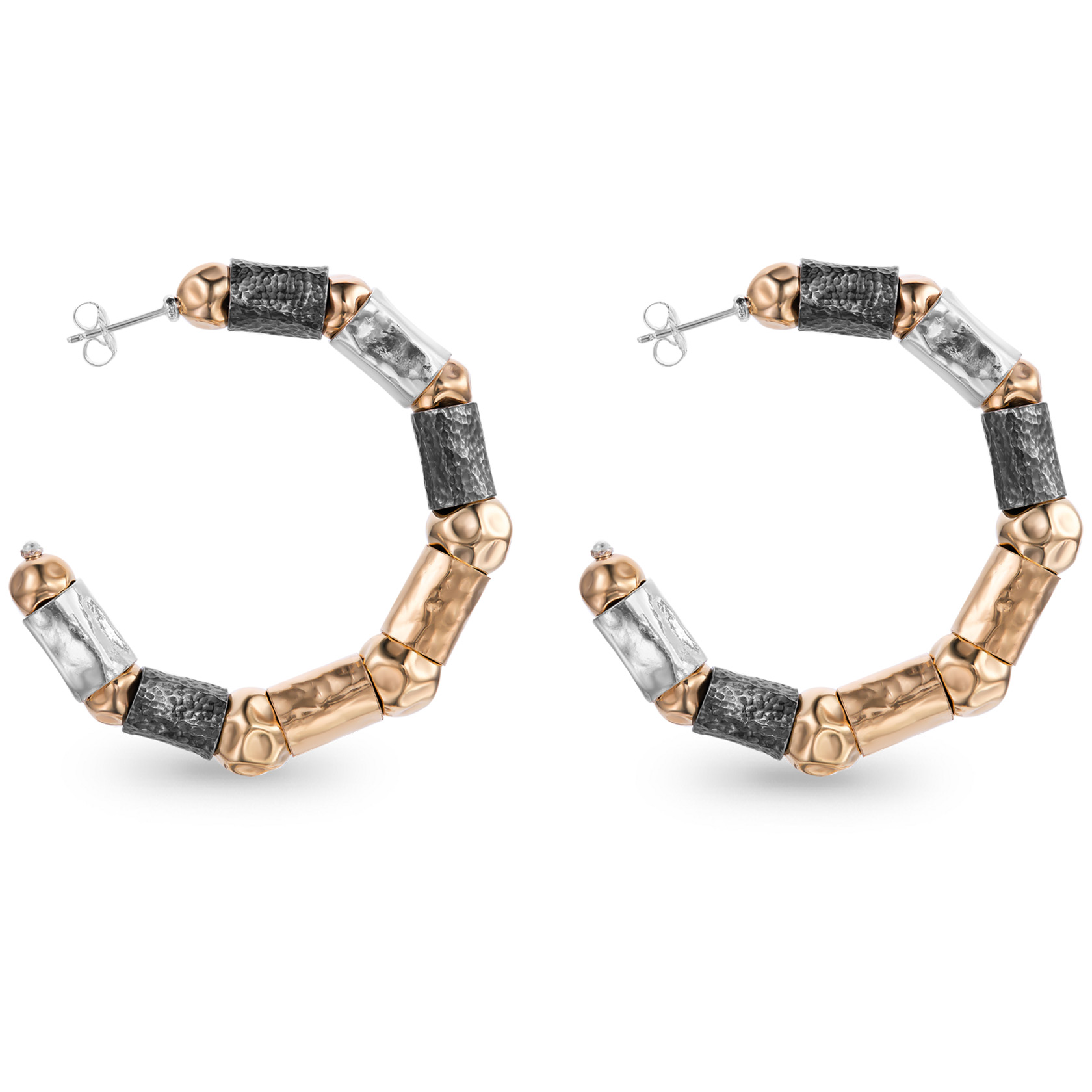 Серьги объемные рудо