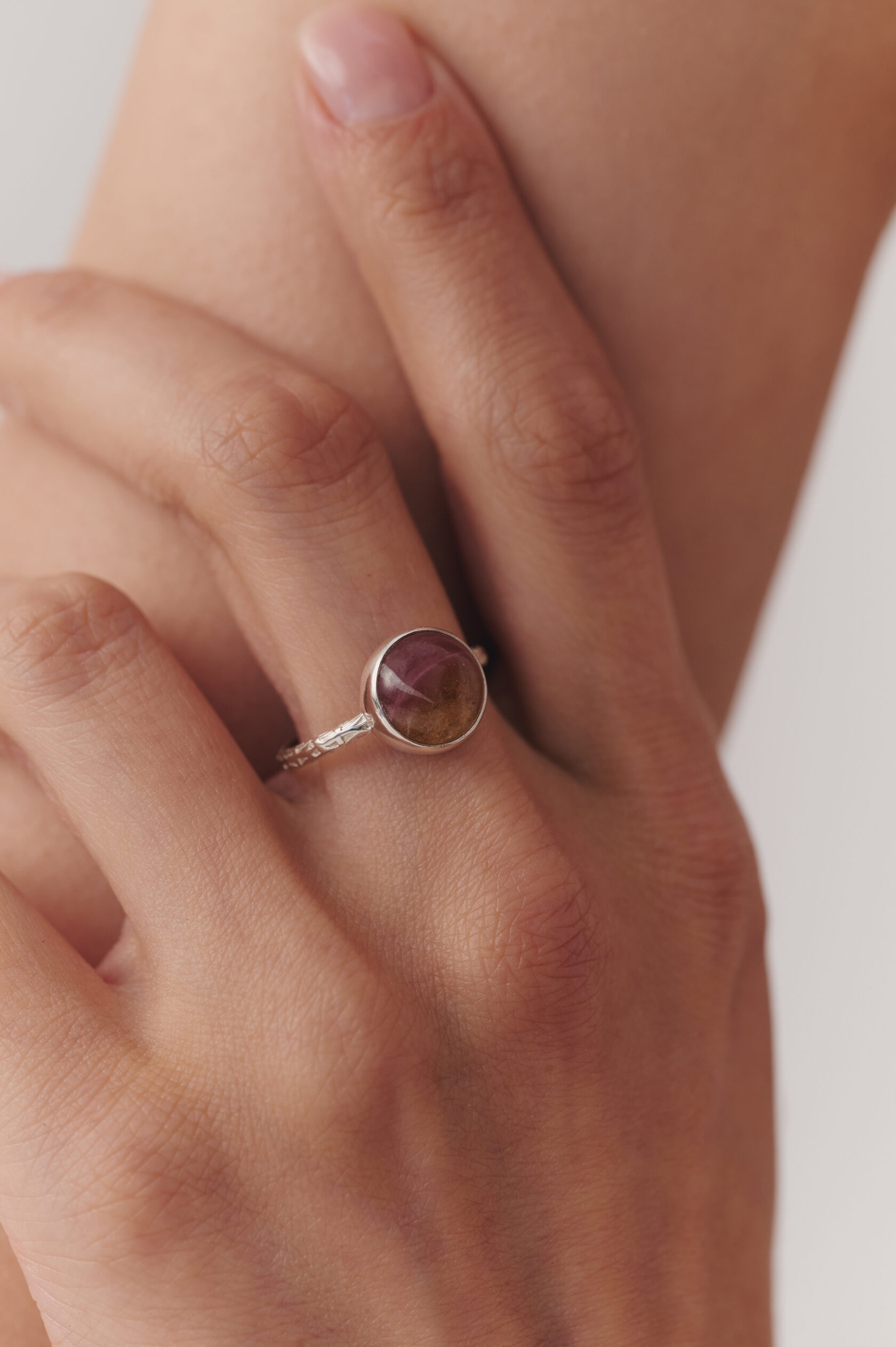 Кольцо с турмалином
