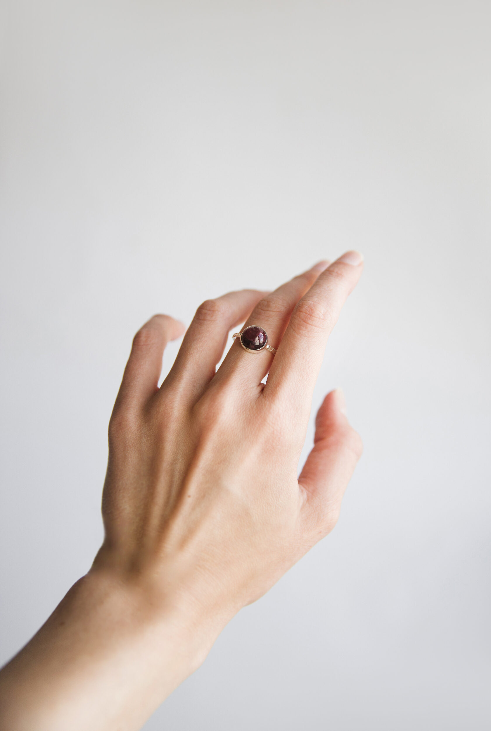 Кольцо с турмалином