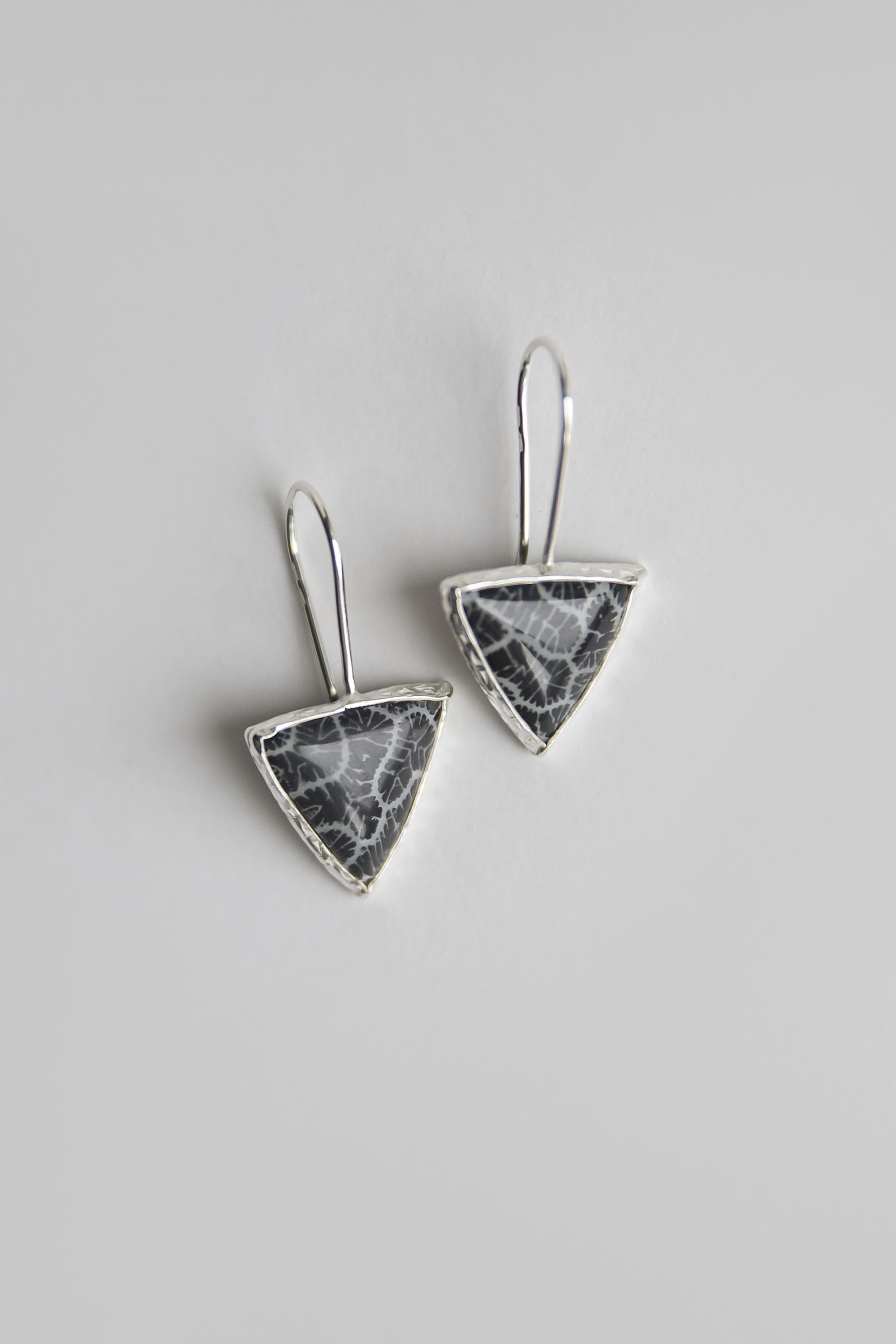 Серьги с кораллом