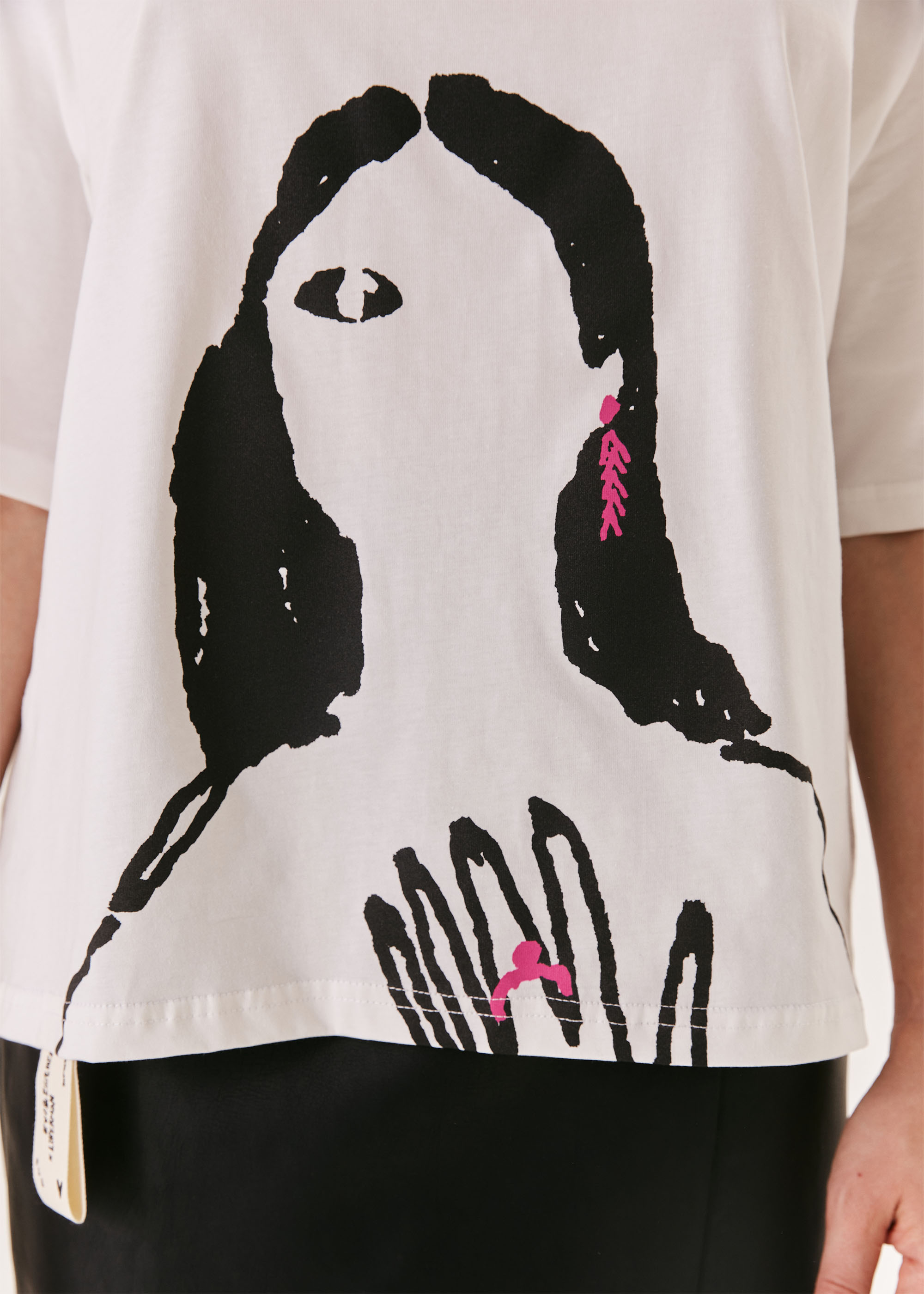 Футболка EVE&ESTHER x LIBERMAN белая