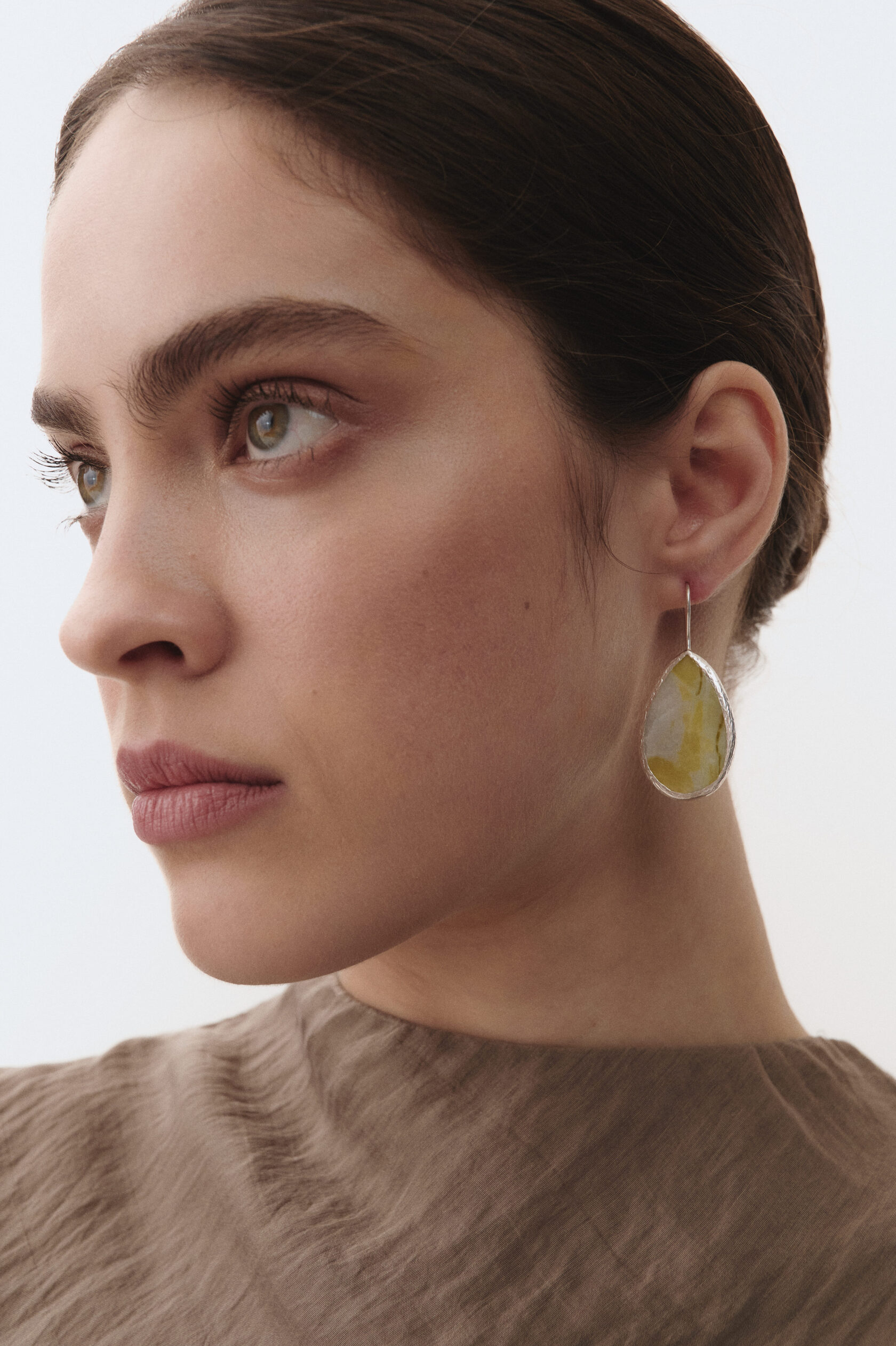 Серьги с офитом