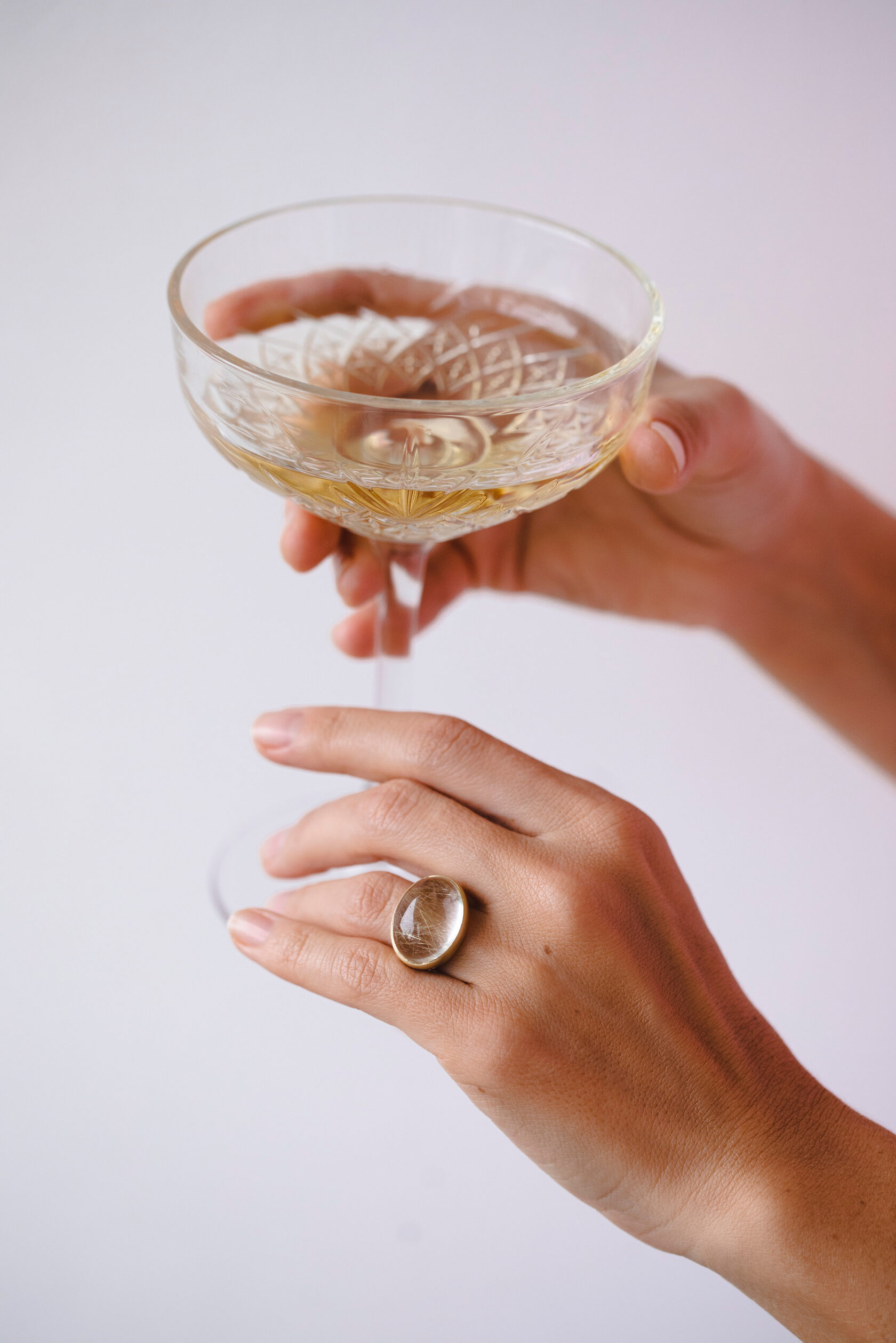 Кольцо Силы с рутиловым кварцем