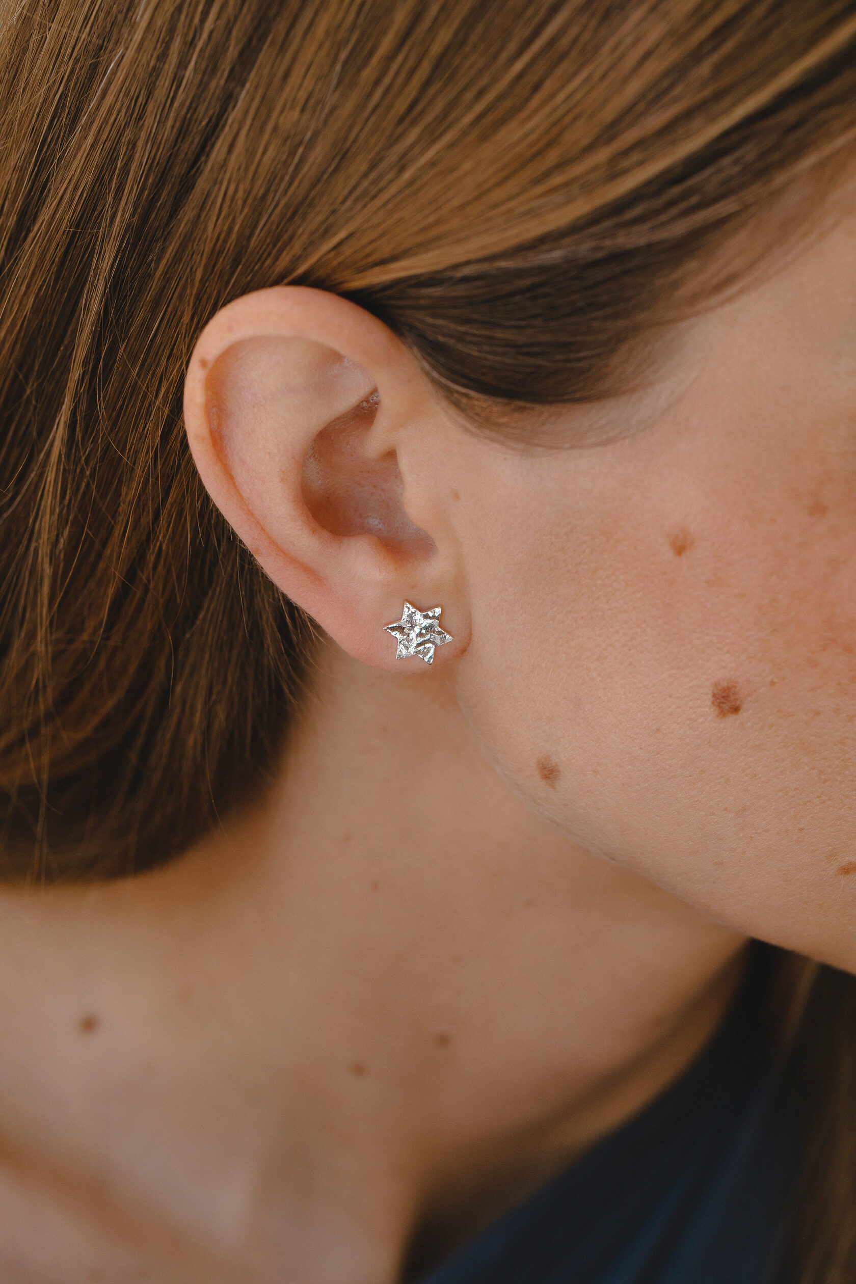 Пусеты Звезда Давида