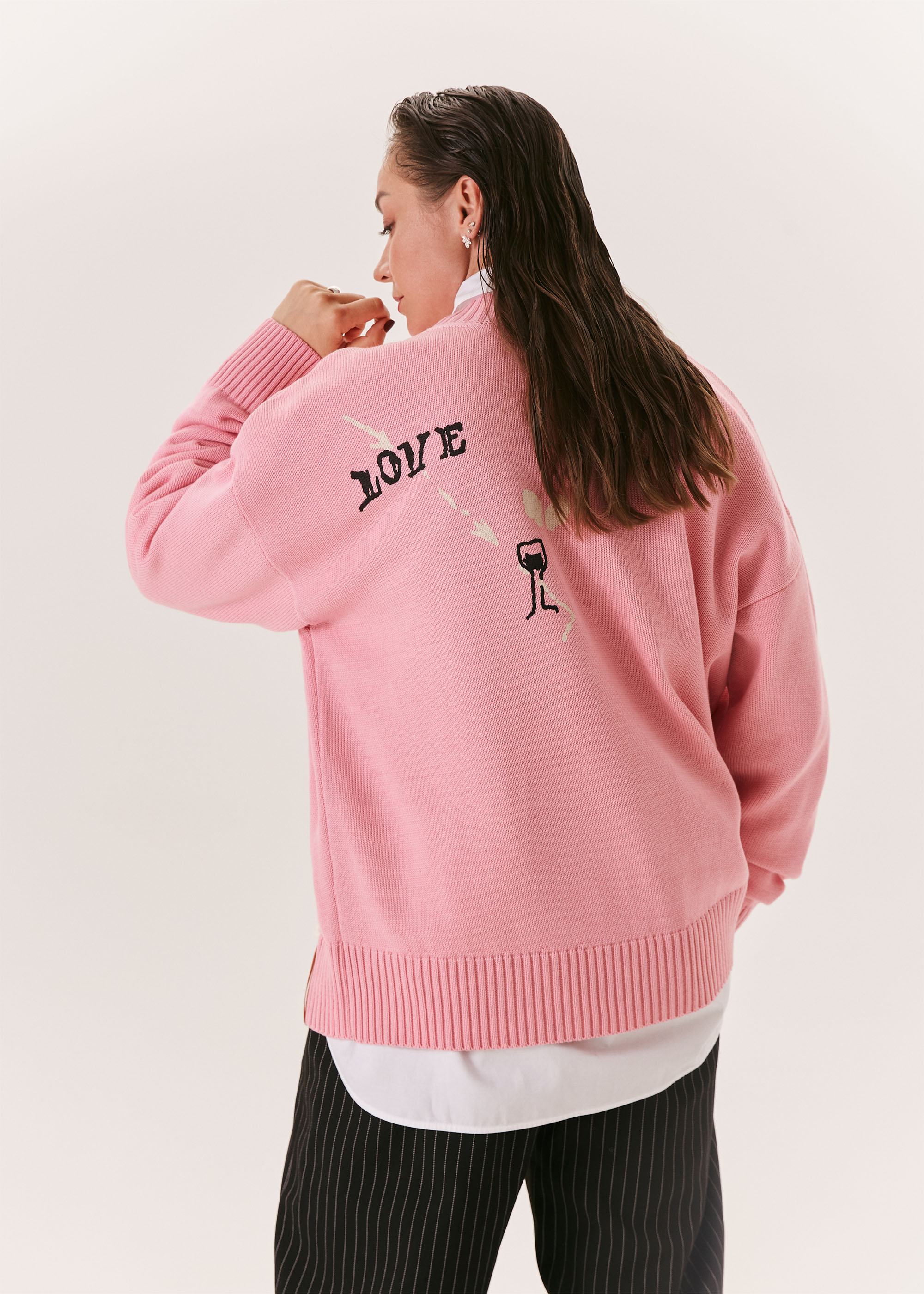 Джемпер EVE&ESTHER x LIBERMAN розовый