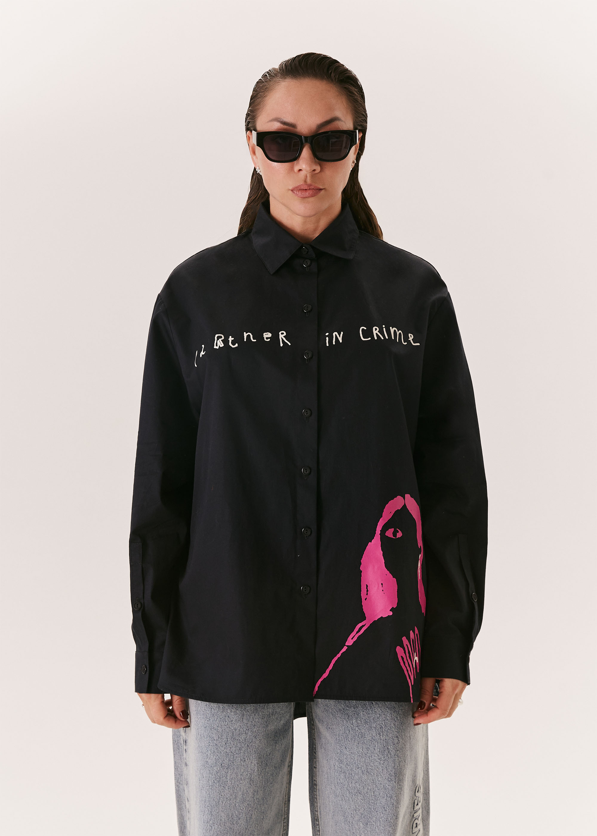 Рубашка EVE&ESTHER x LIBERMAN черная