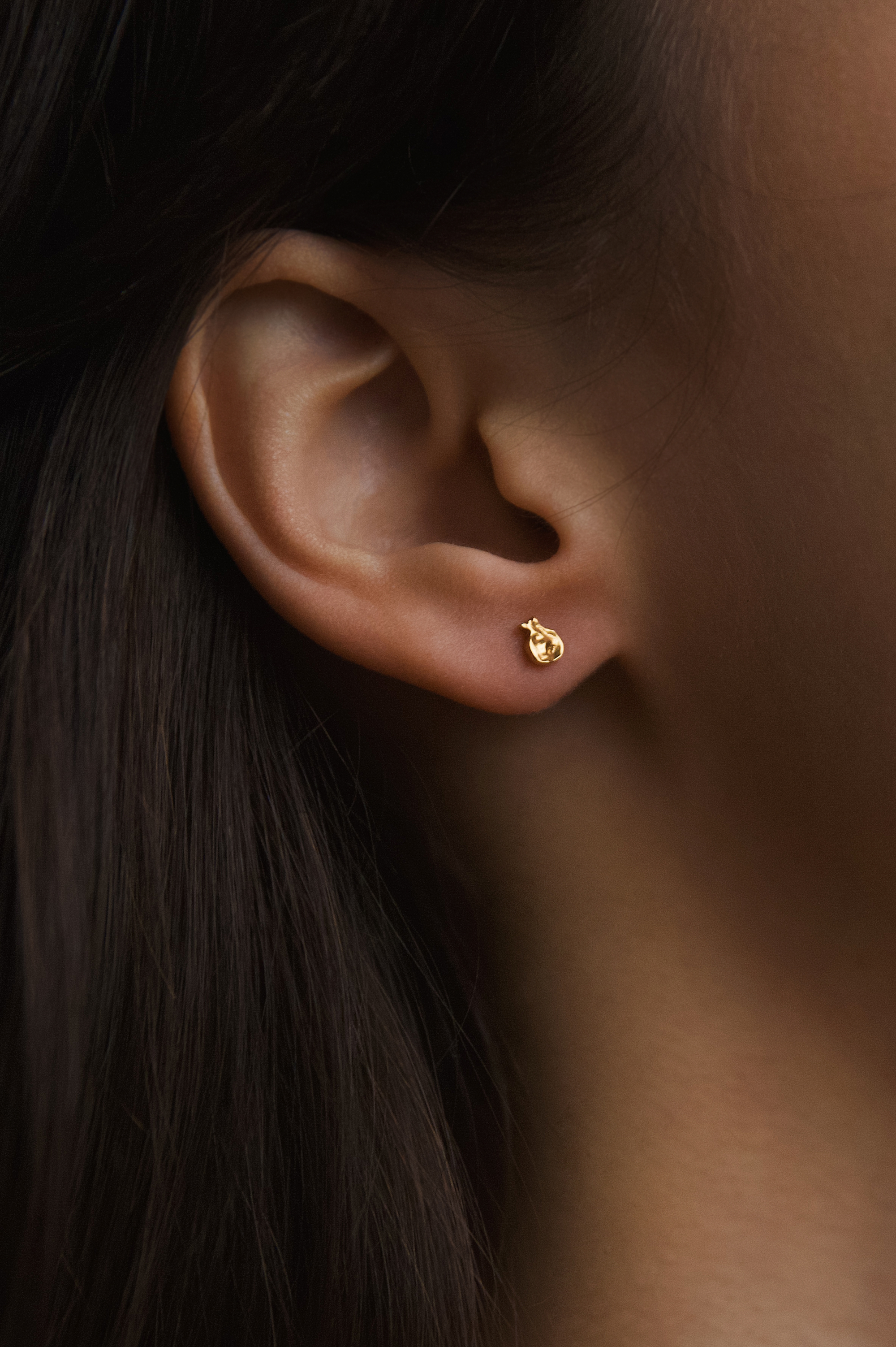 Пусеты Гранат мини Пусеты Гранат мини