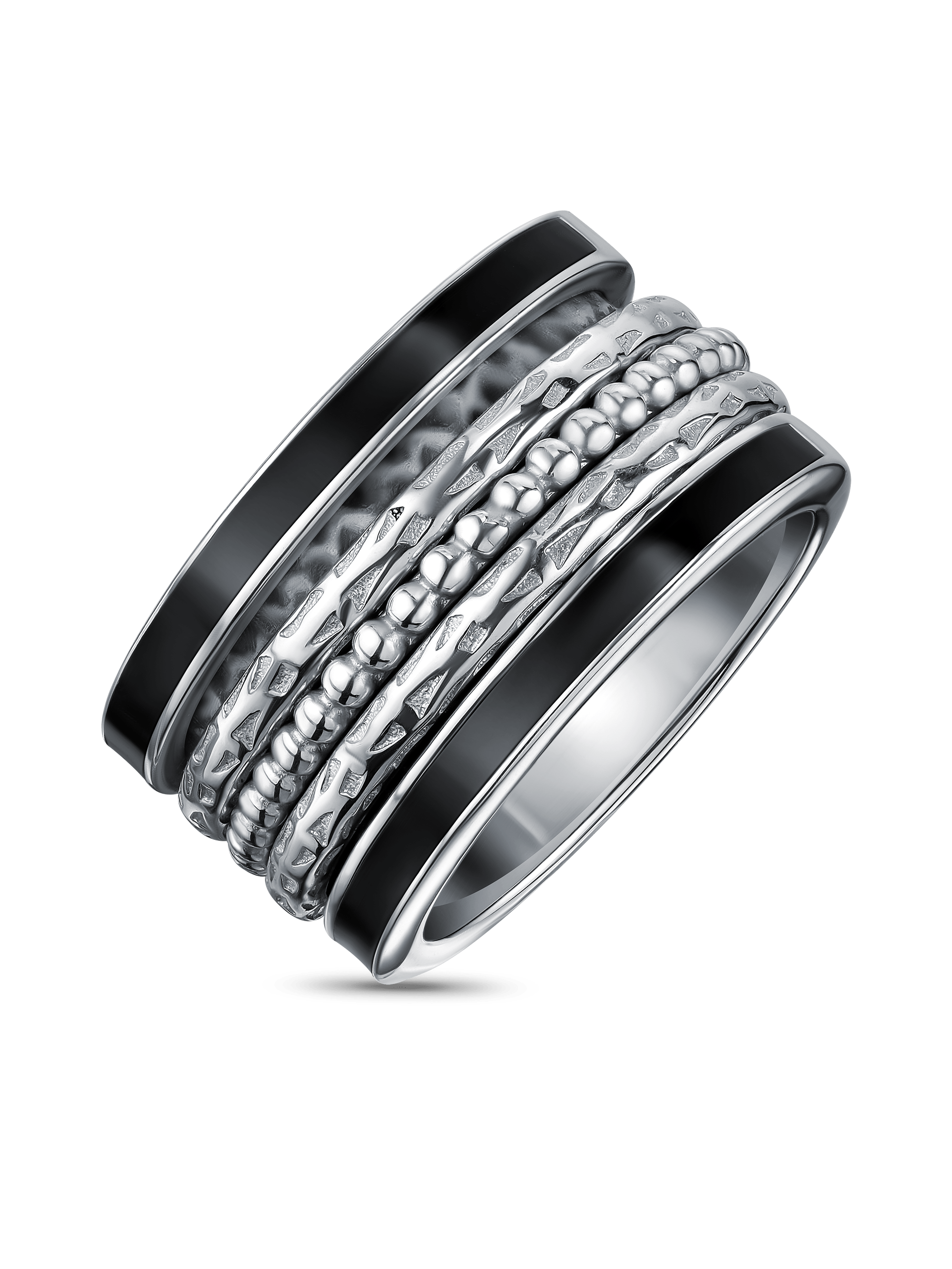 Кольцо-спинер с эмалью