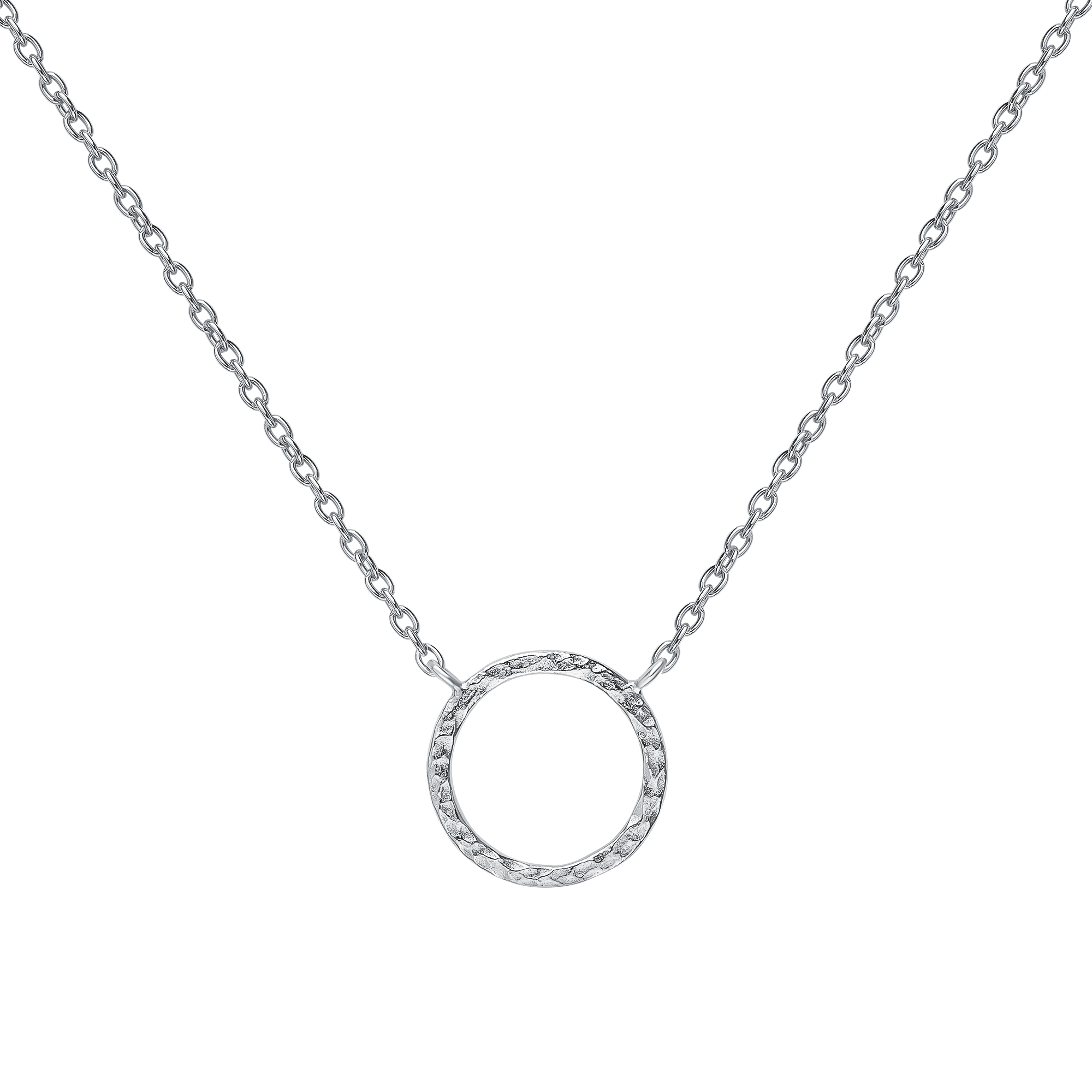 Подвеска с мятым кругом