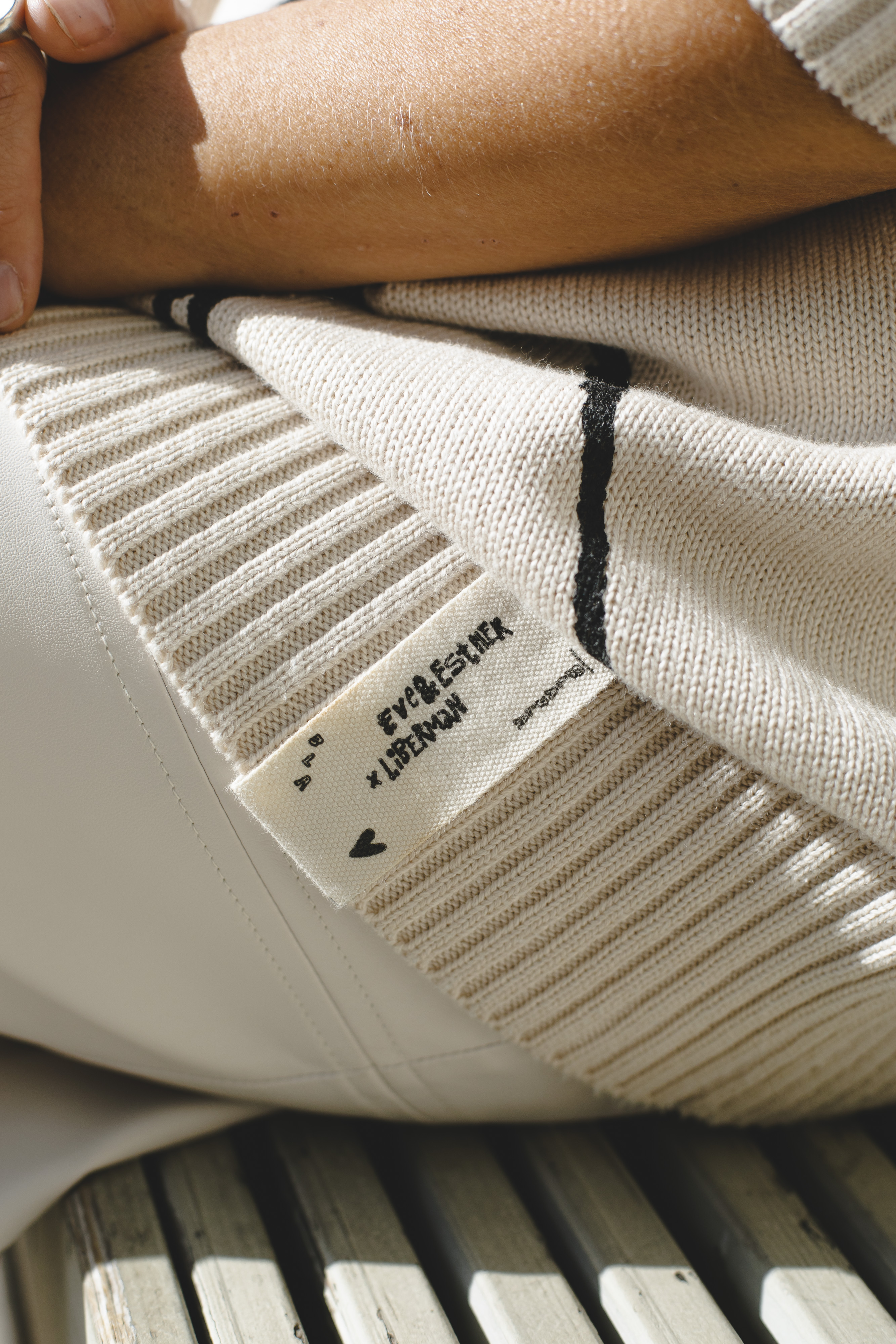 Джемпер EVE&ESTHER x LIBERMAN молочный