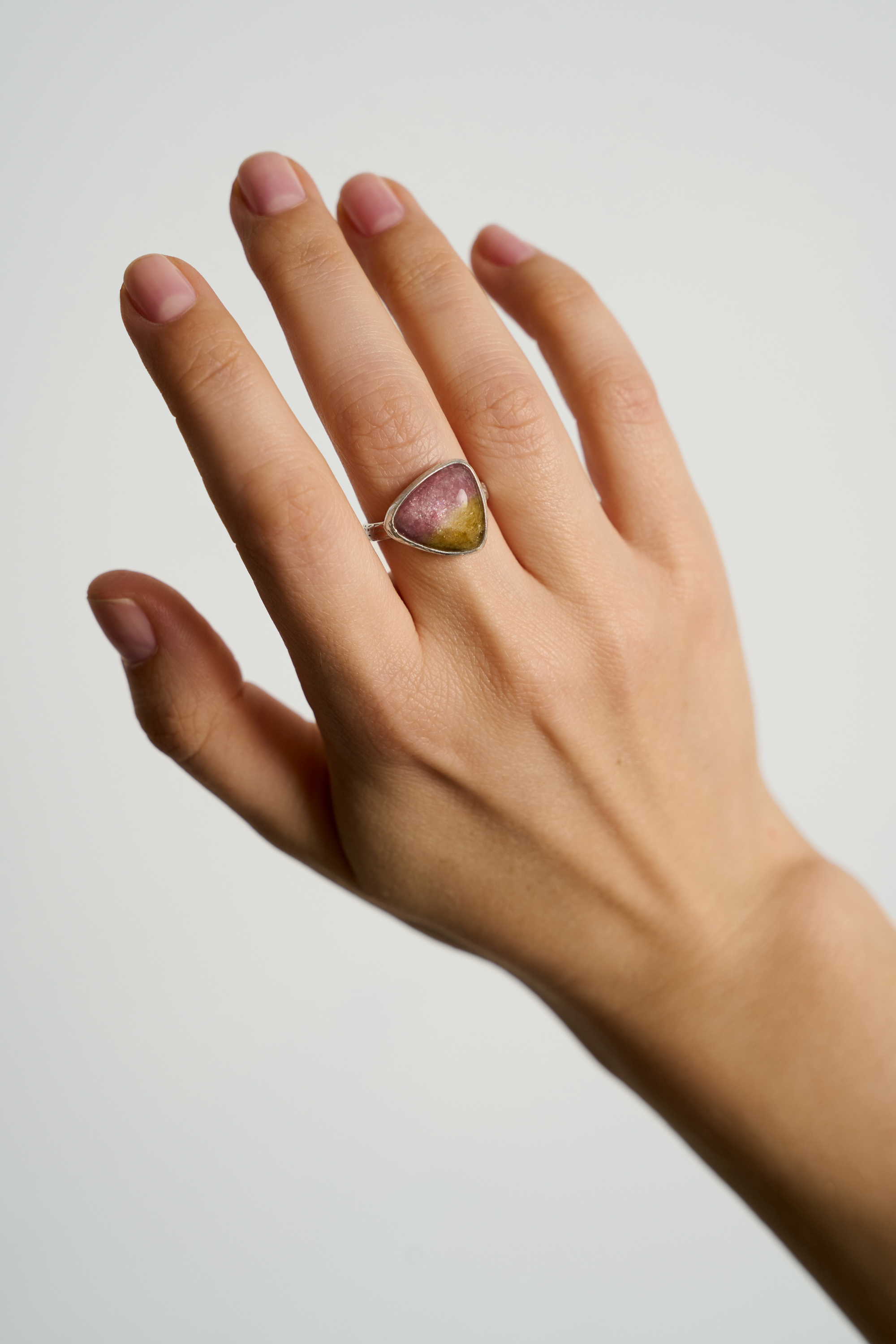 Кольцо с турмалином