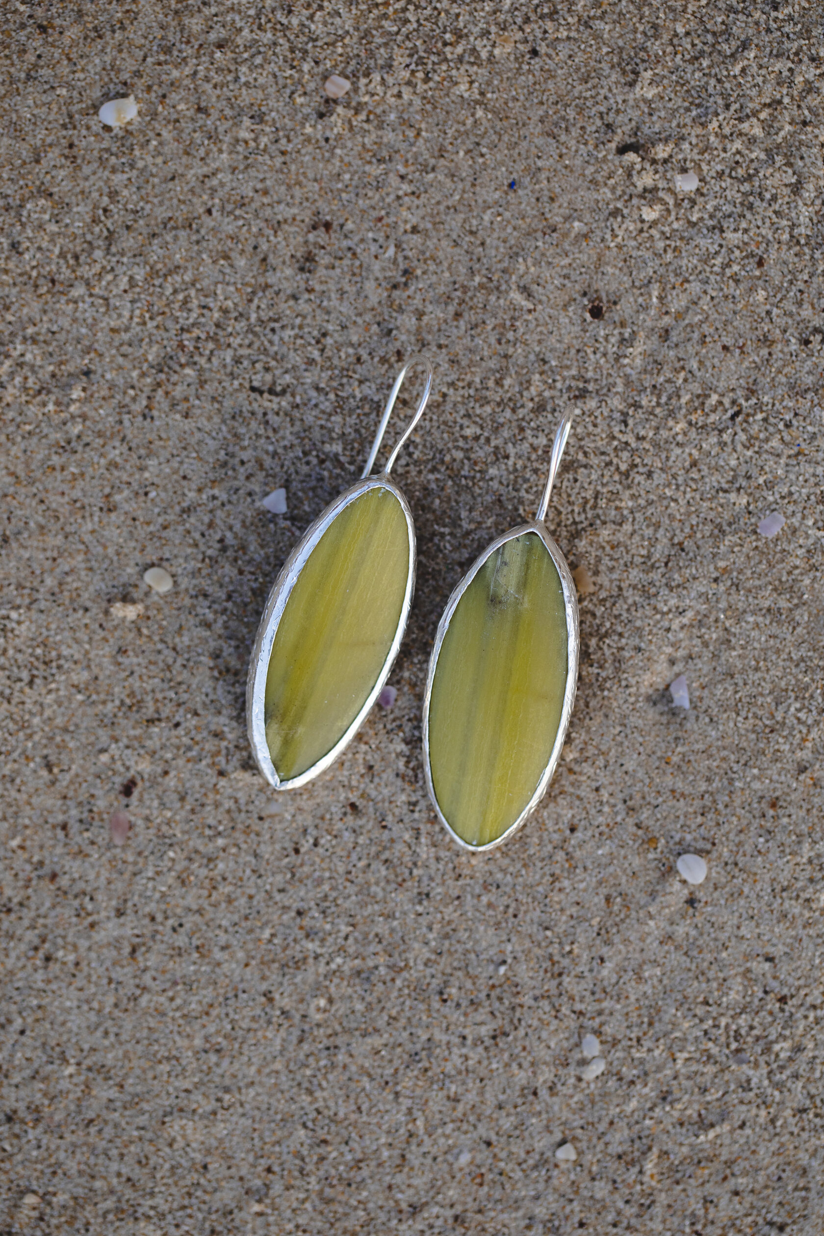 Серьги с офитом