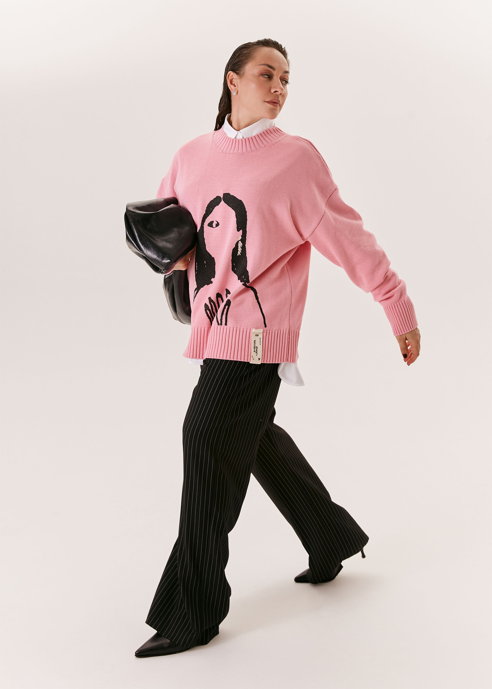 Джемпер EVE&ESTHER x LIBERMAN розовый