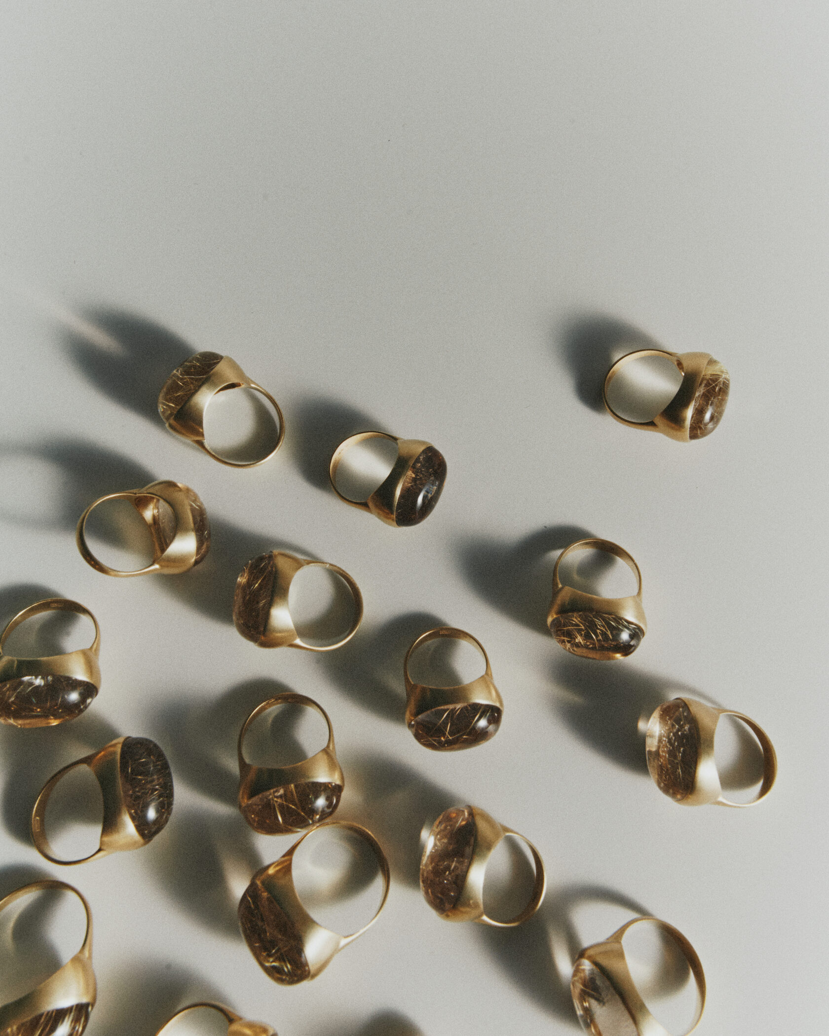 Кольцо Силы с рутиловым кварцем