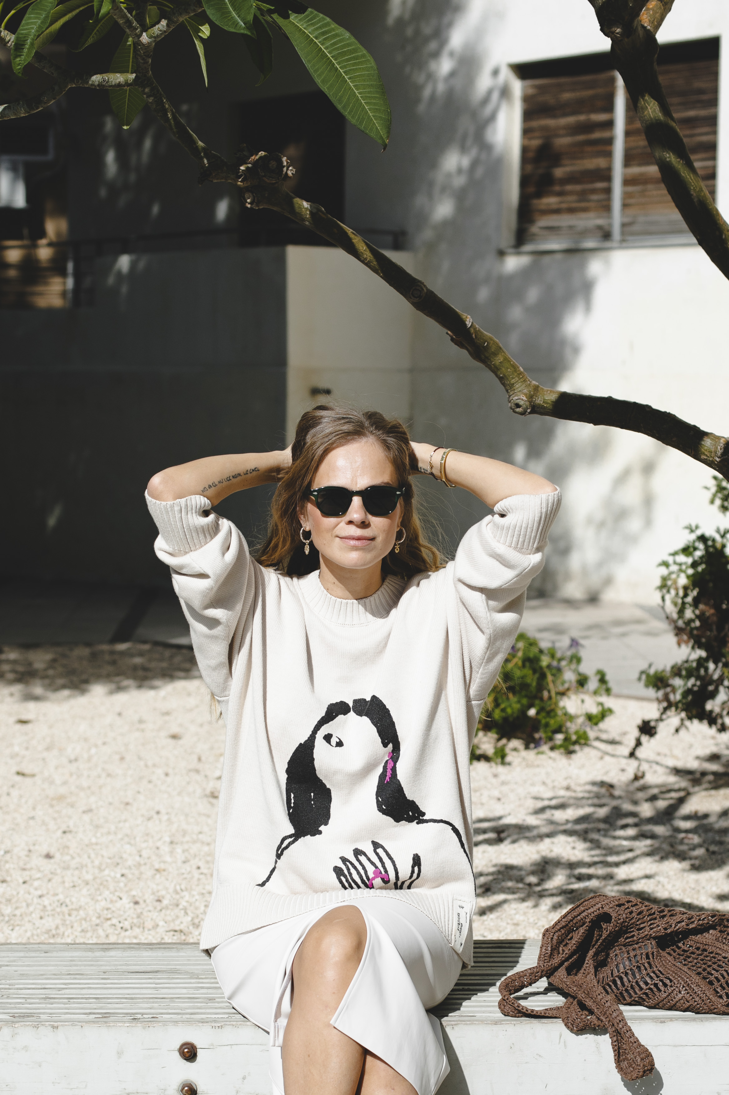 Джемпер EVE&ESTHER x LIBERMAN молочный