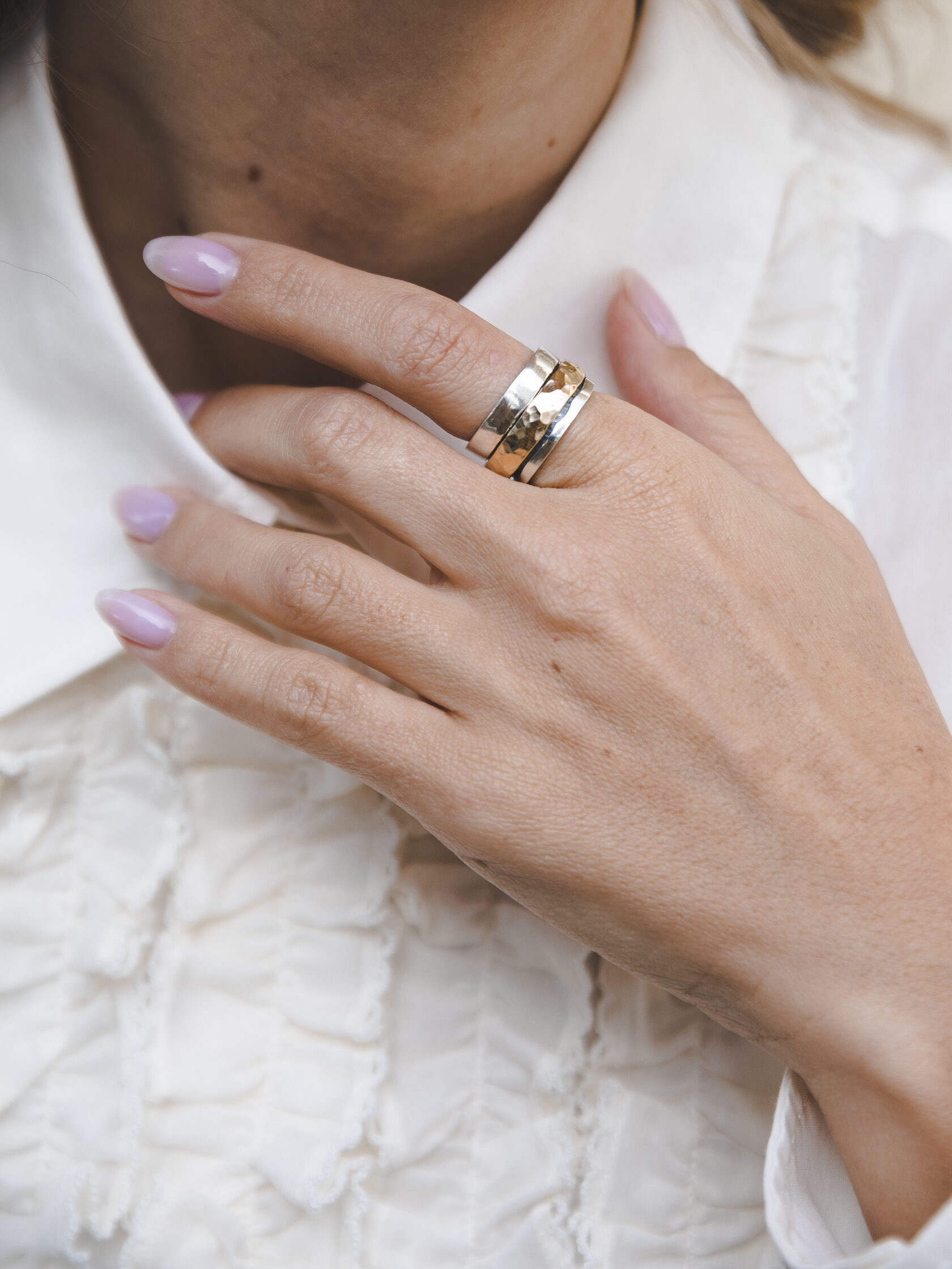 Кольцо-спинер минимализм