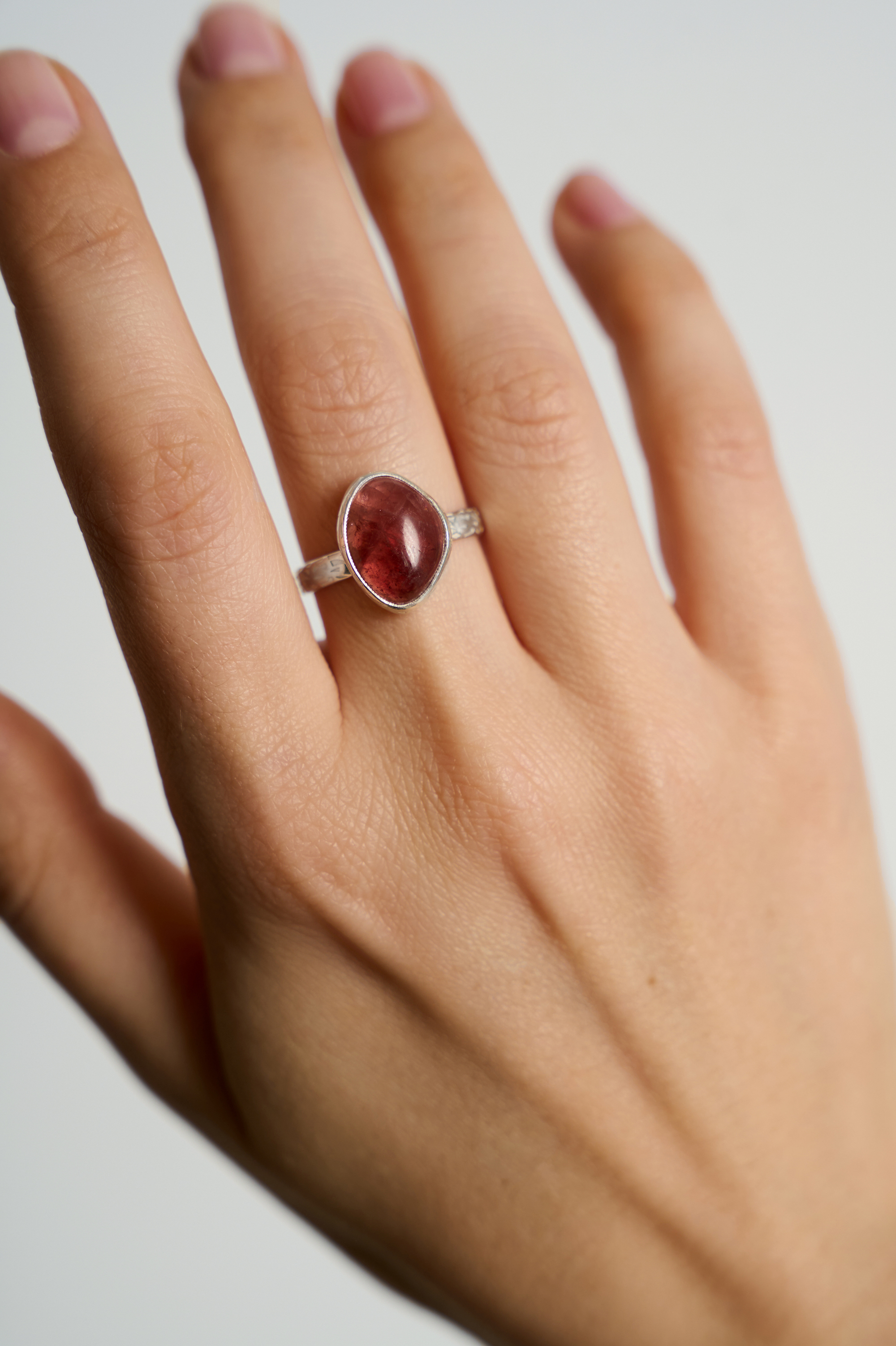 Кольцо с турмалином