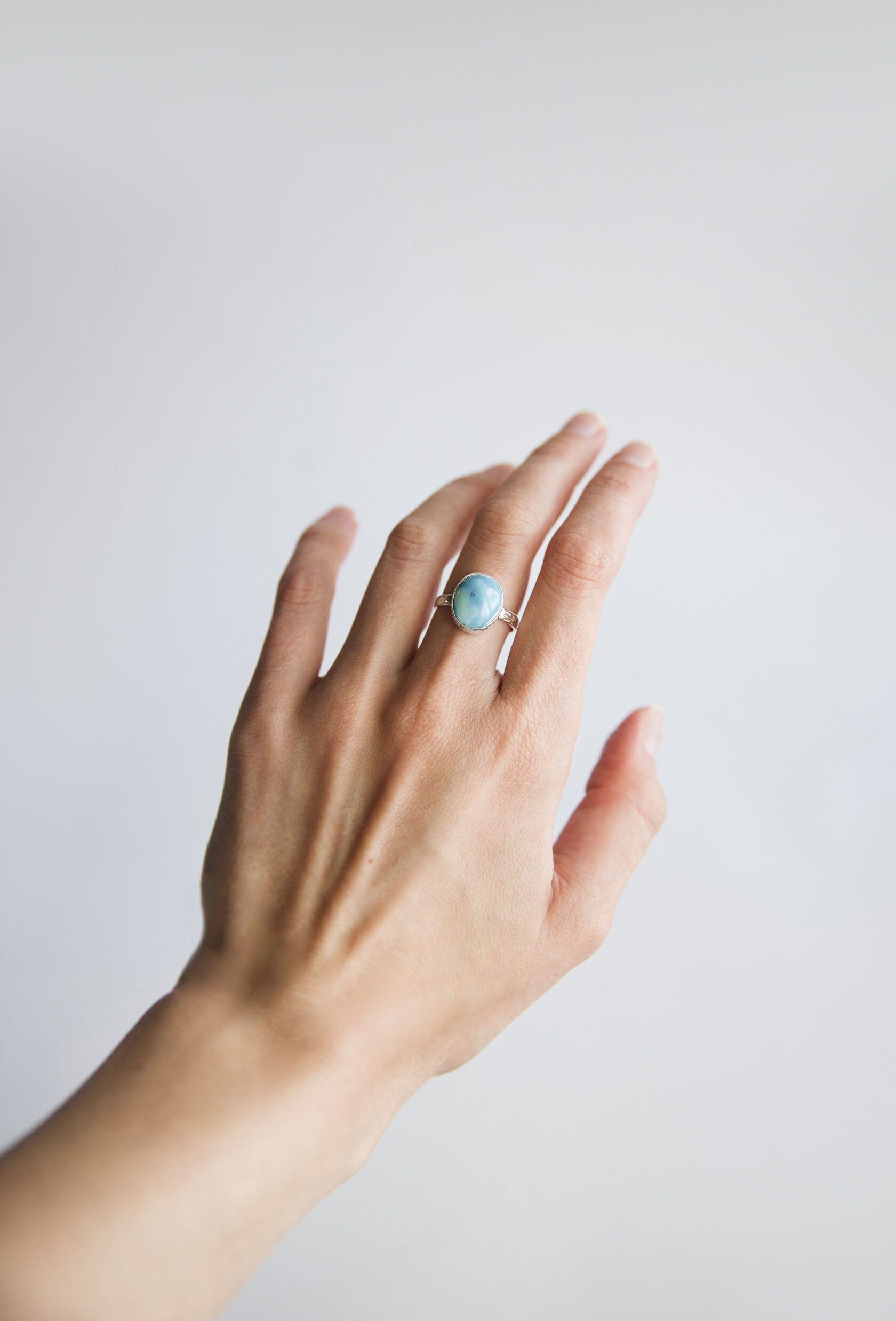 Кольцо с бирюзой