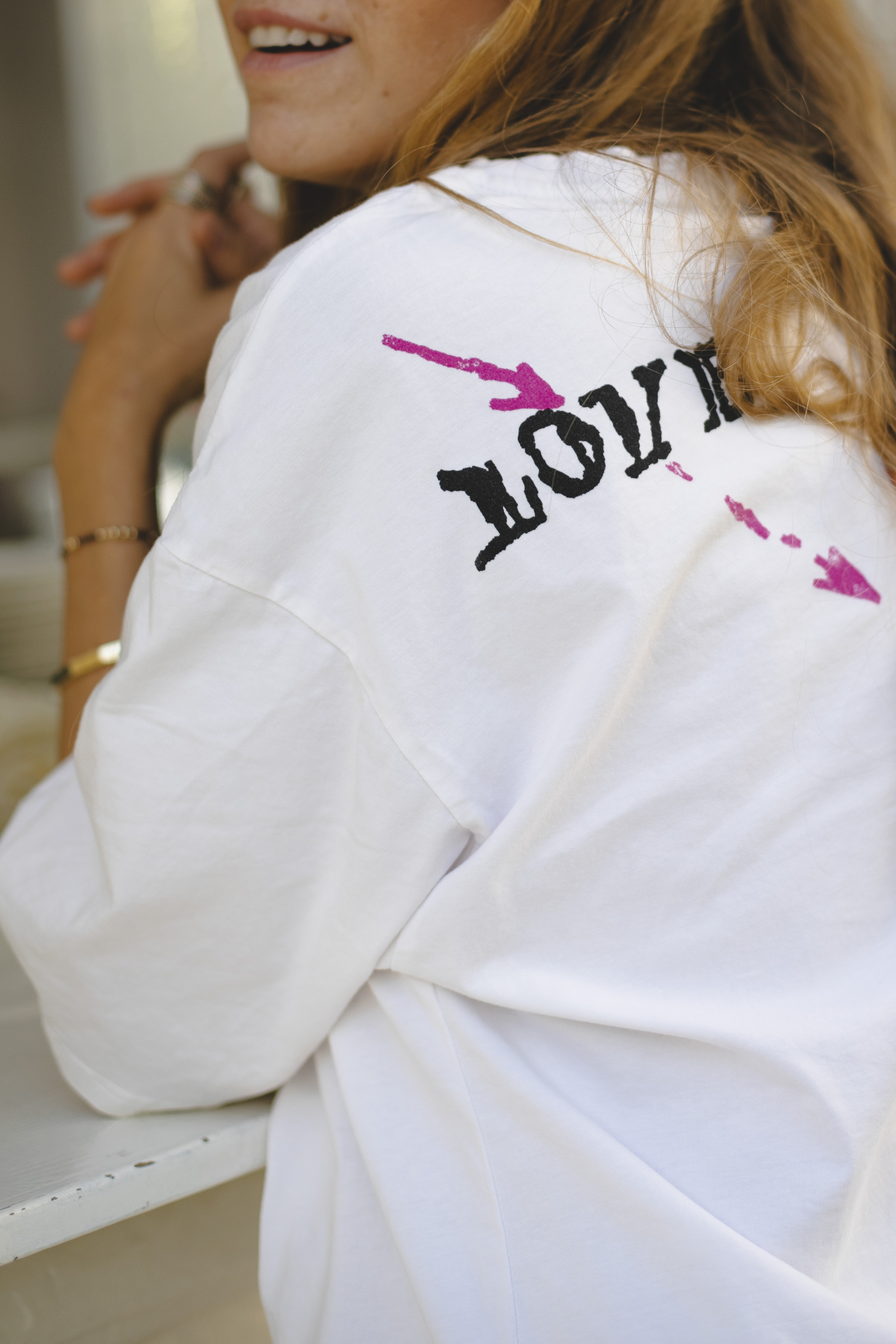 Футболка EVE&ESTHER x LIBERMAN белая