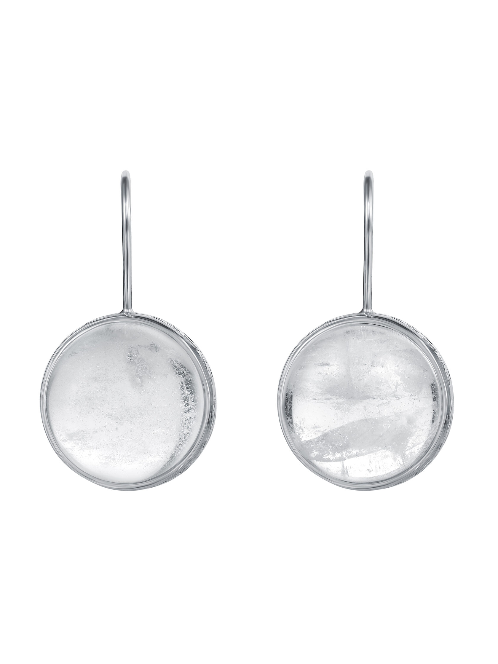 Серьги с горным хрусталем