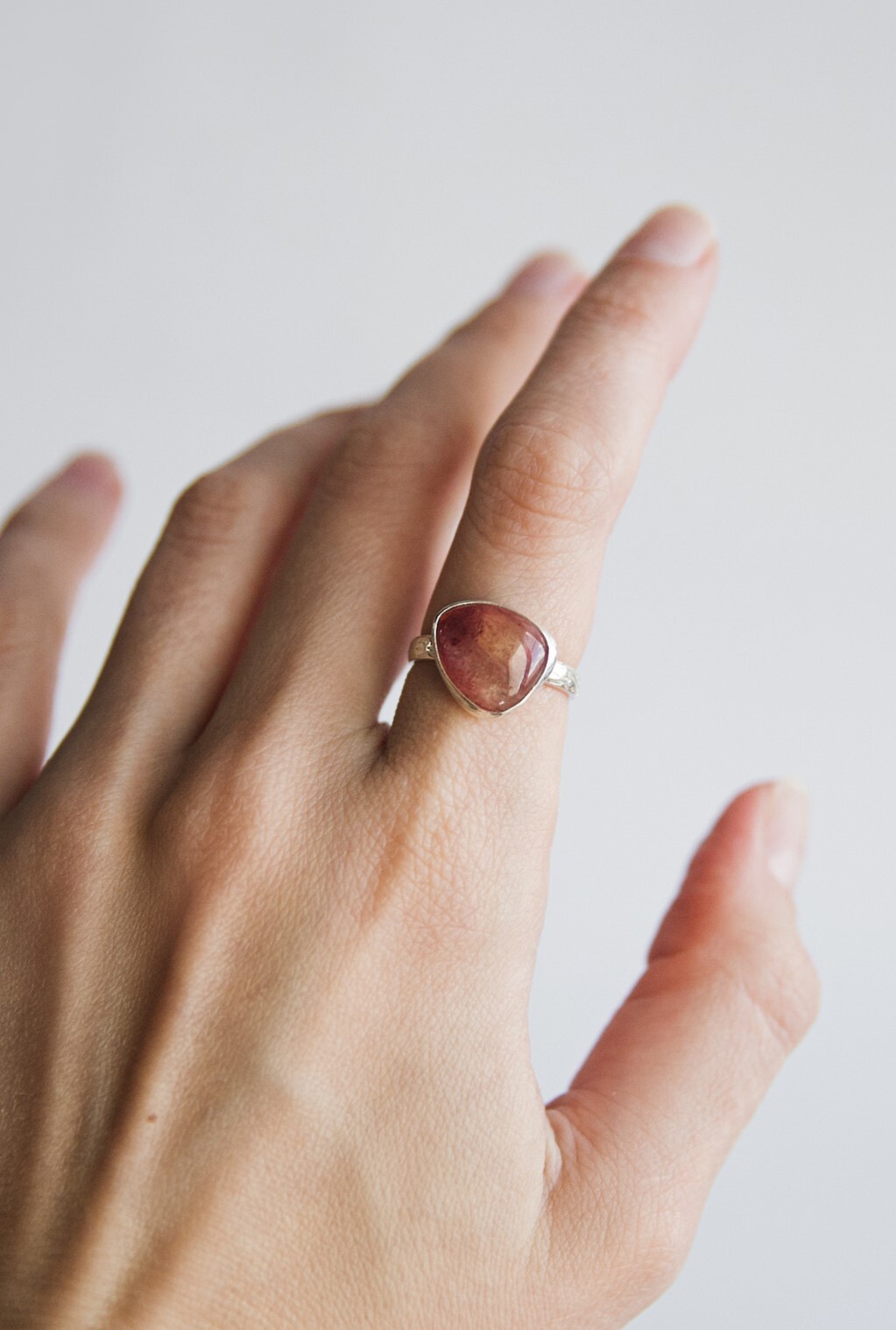 Кольцо с турмалином