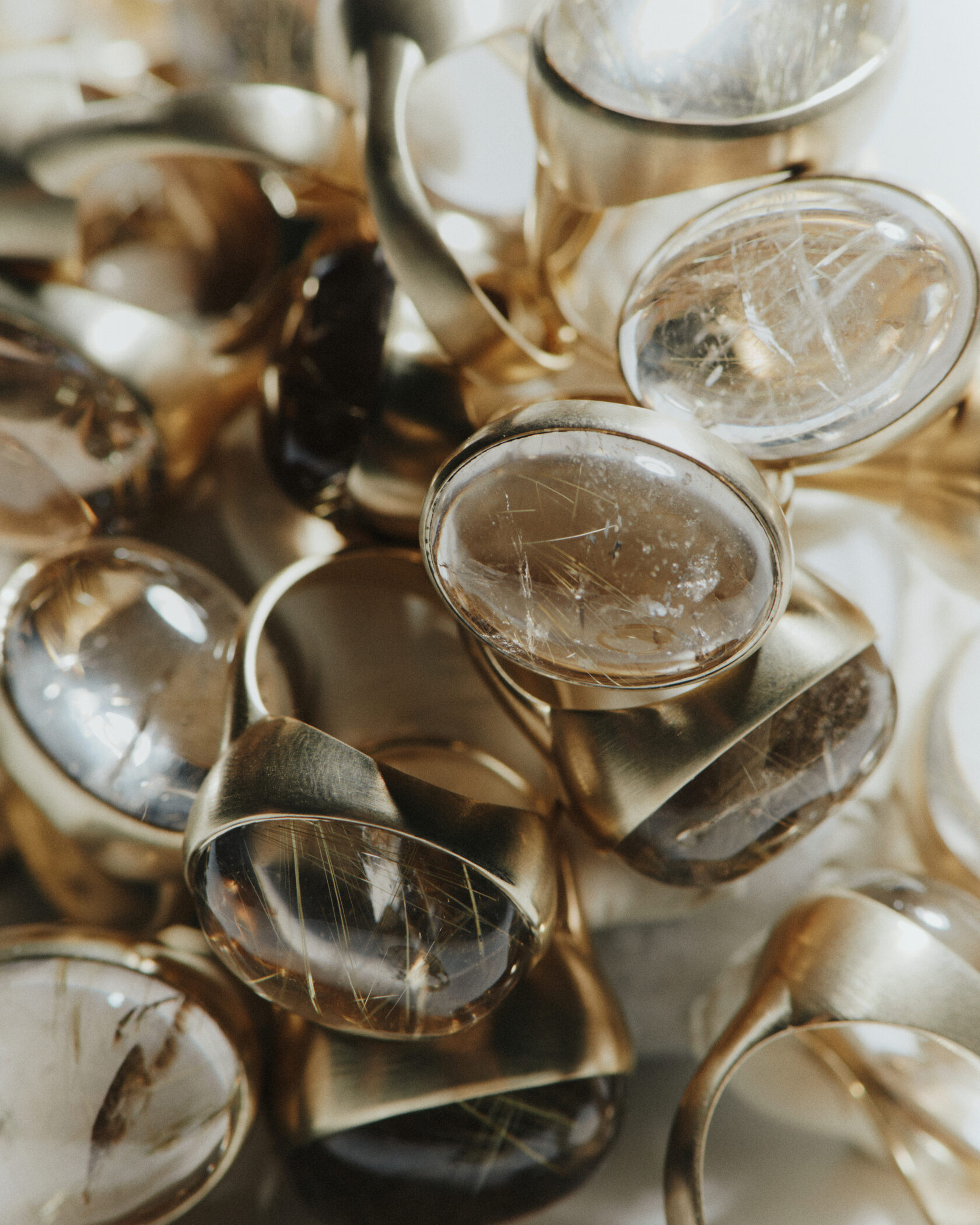 Кольцо Силы с рутиловым кварцем