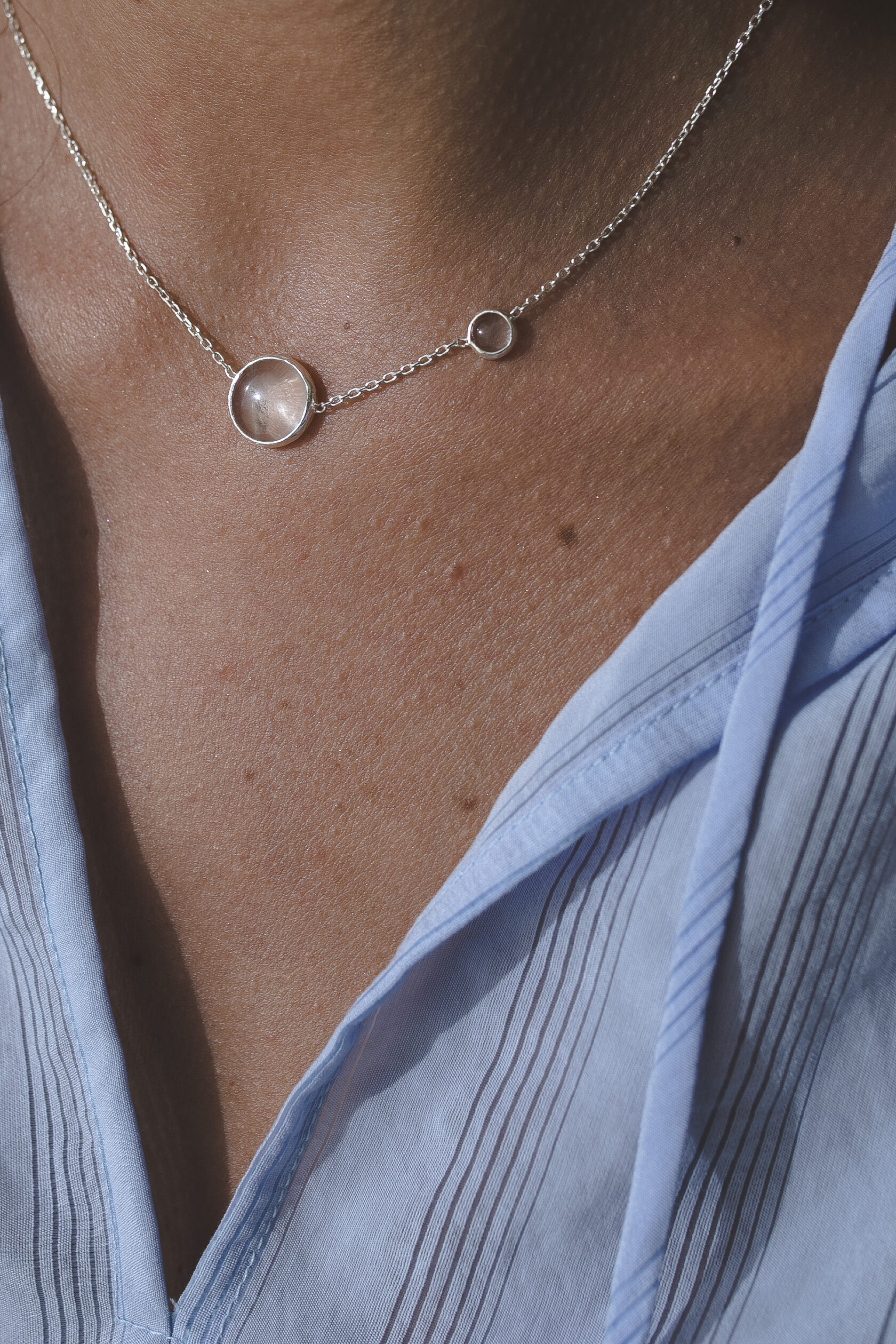 Подвеска с горным хрусталём