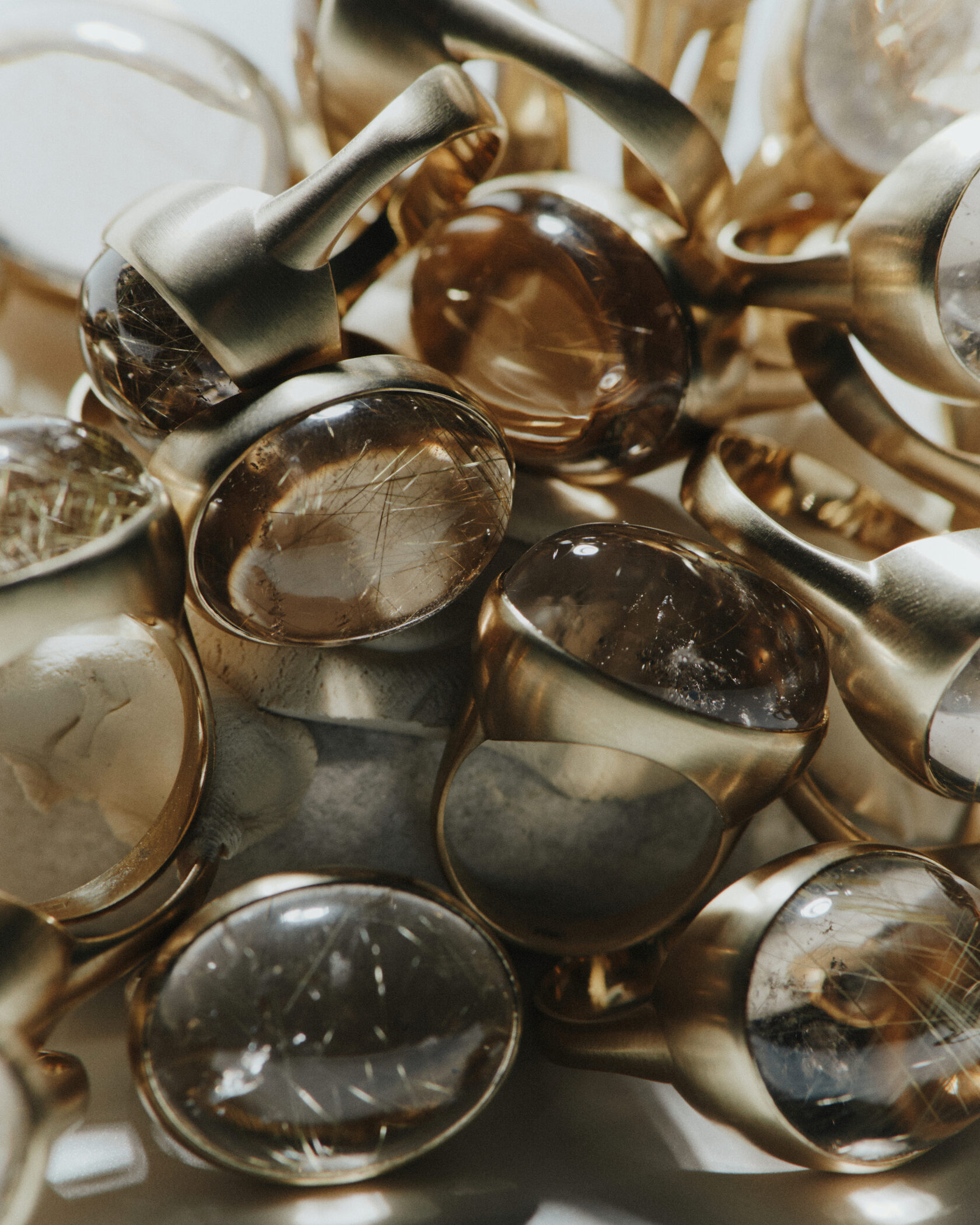 Кольцо Силы с рутиловым кварцем