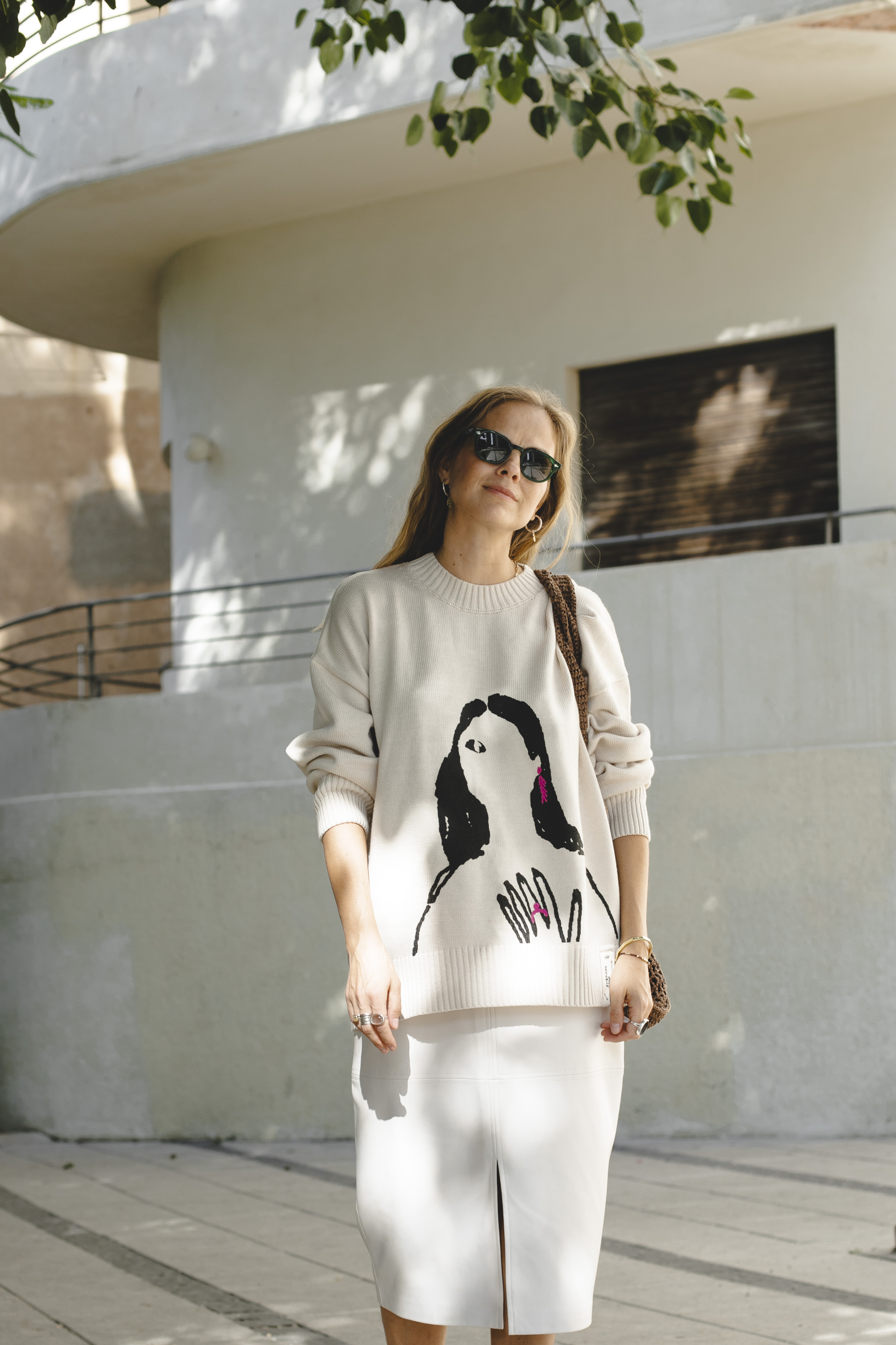 Джемпер EVE&ESTHER x LIBERMAN молочный