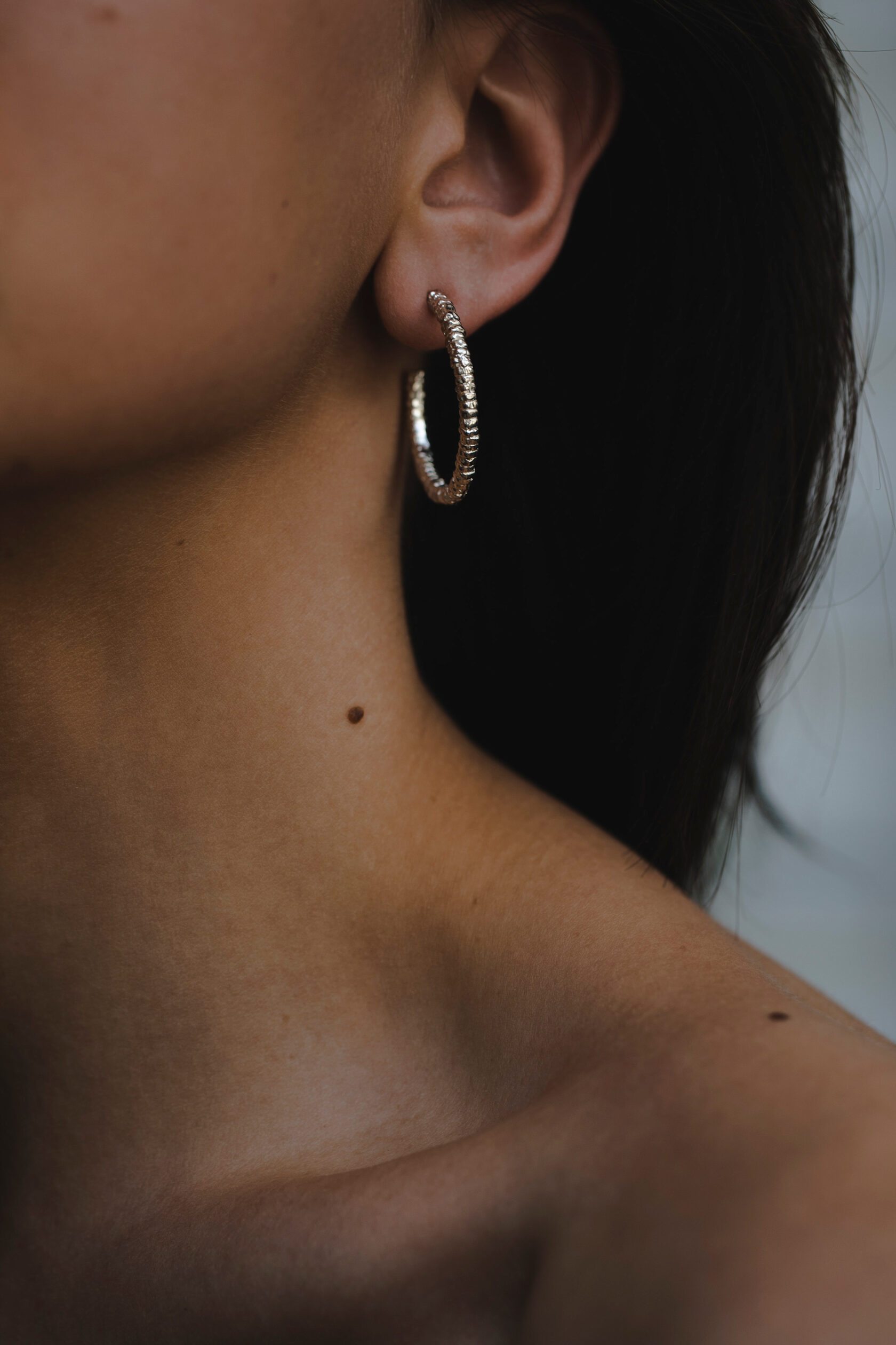 Серьги-конго большие