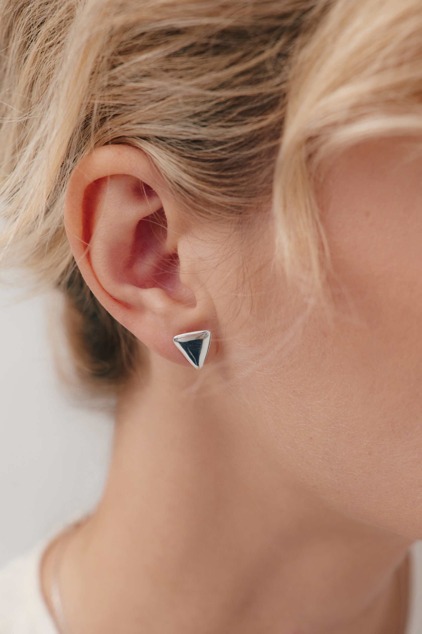 Серьги-пусеты Геометрия