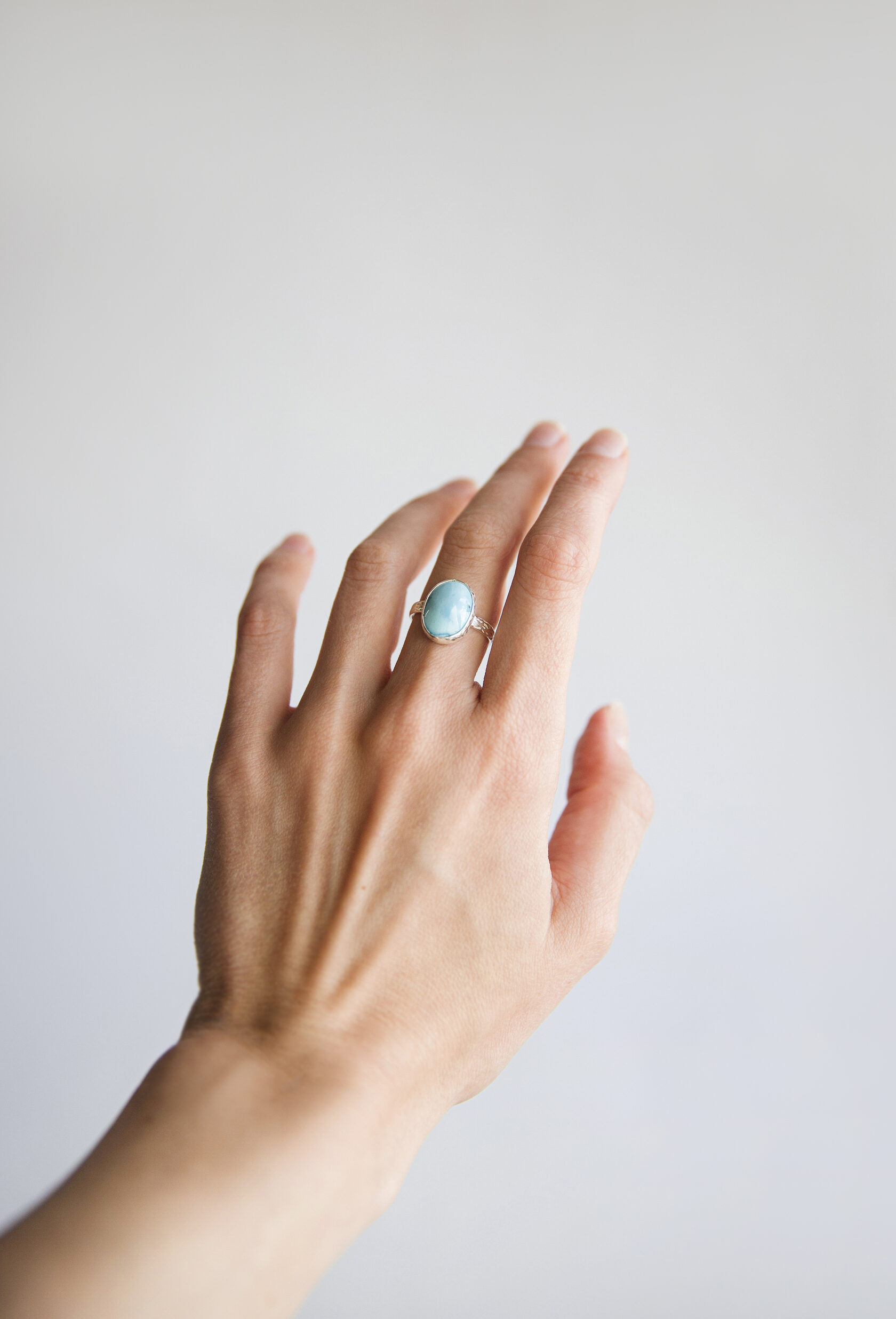 Кольцо с бирюзой