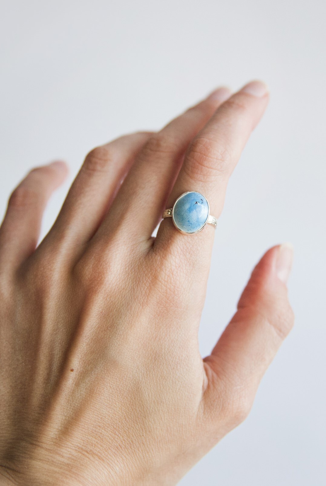 Кольцо с бирюзой