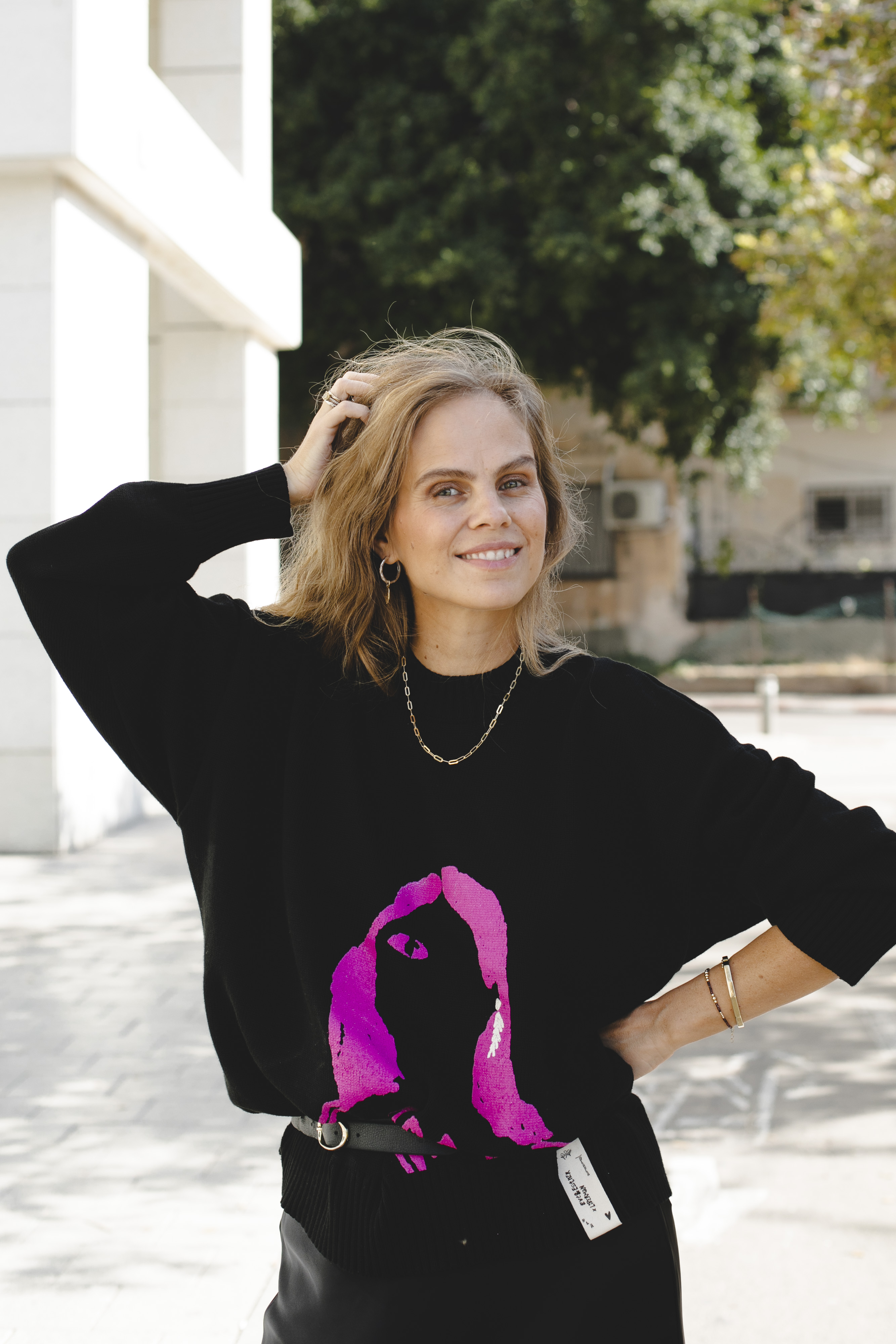 Джемпер EVE&ESTHER x LIBERMAN черный