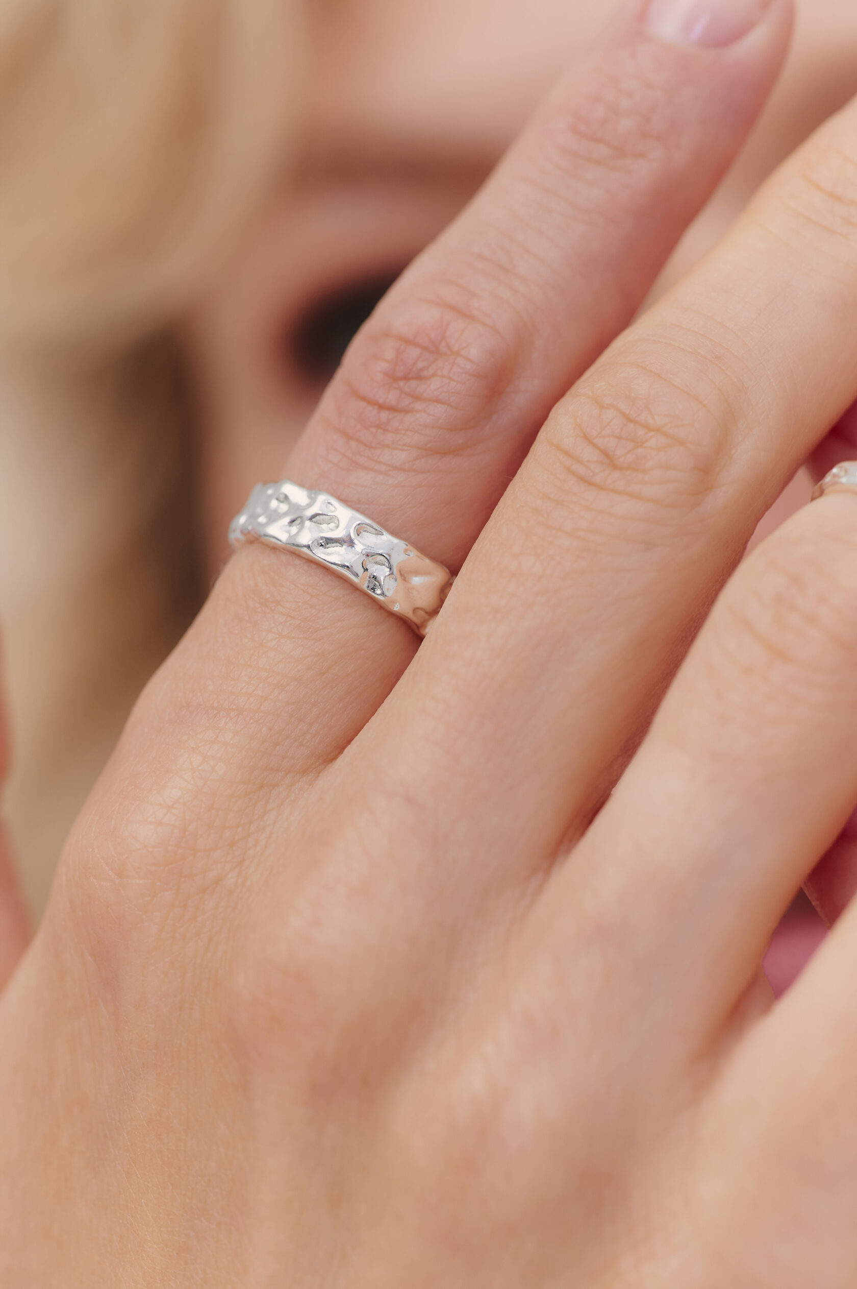 Кольцо Дуо широкое