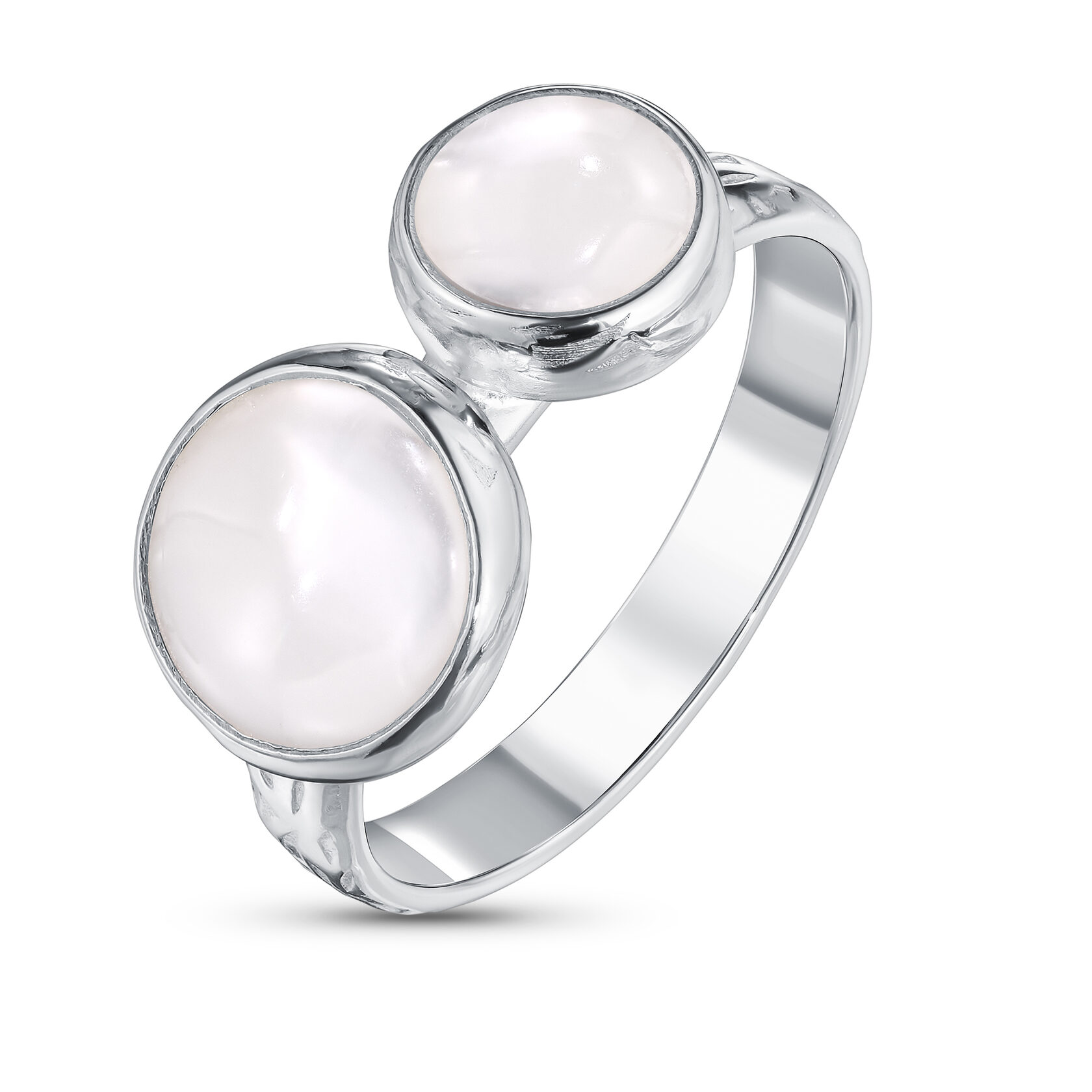 Кольцо с перламутром