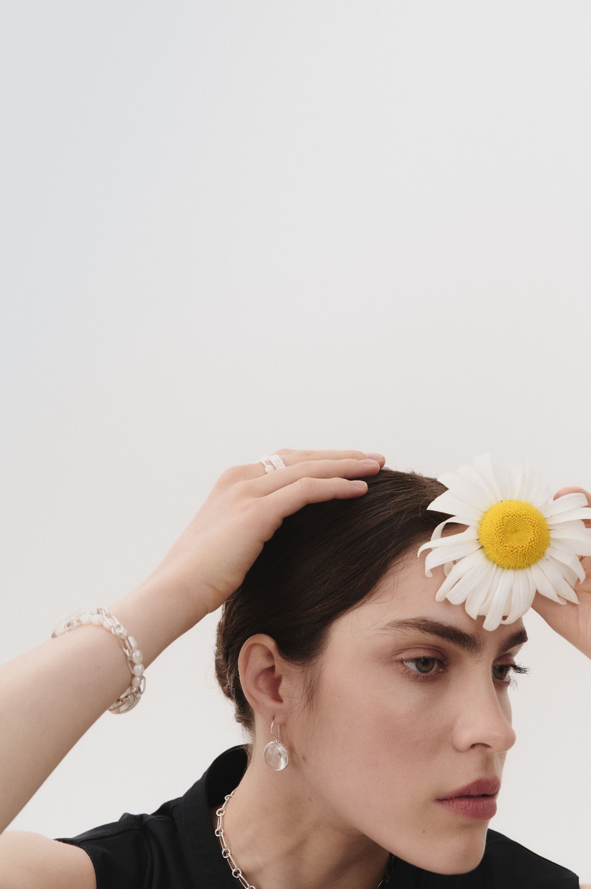 Серьги с горным хрусталем