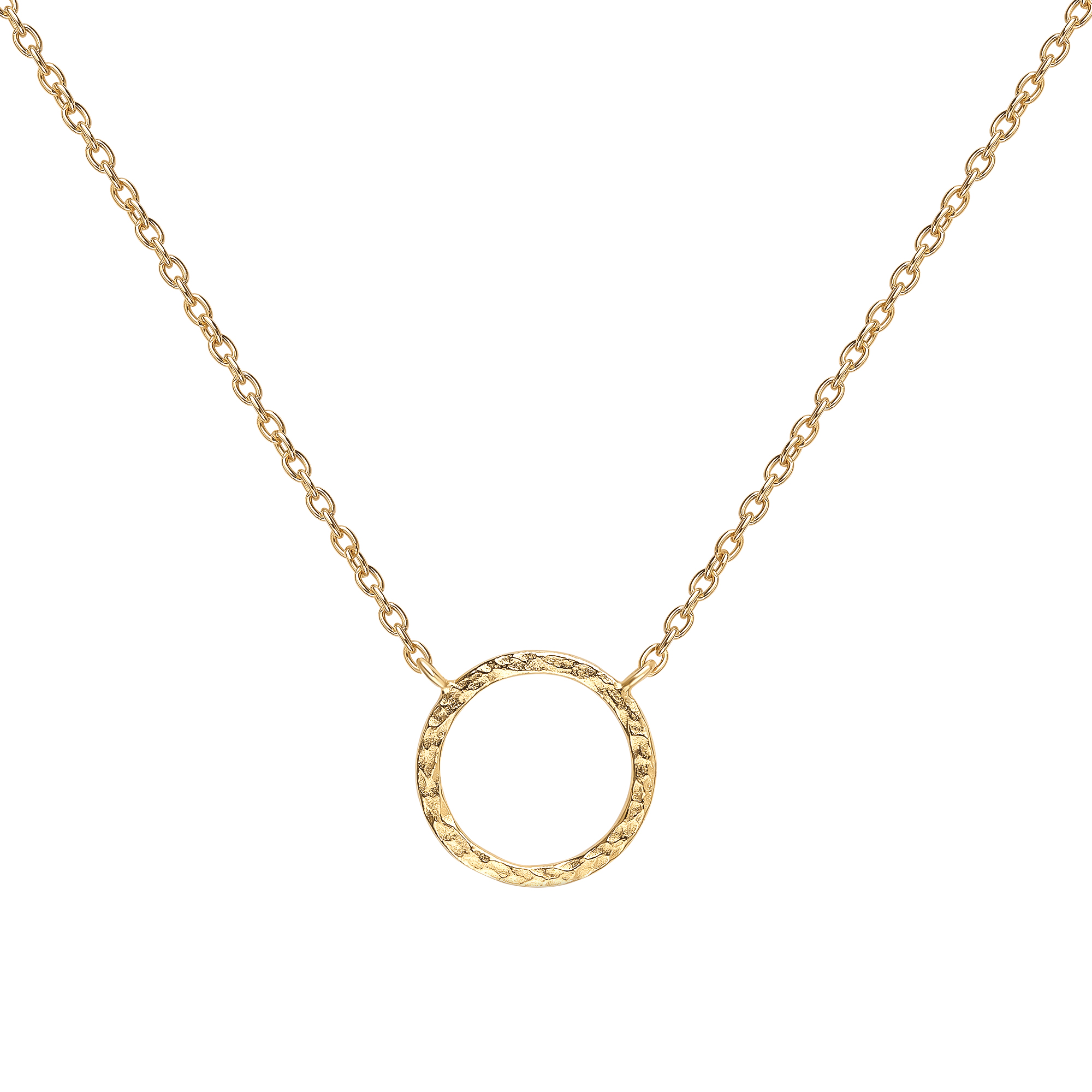 Подвеска с мятым кругом