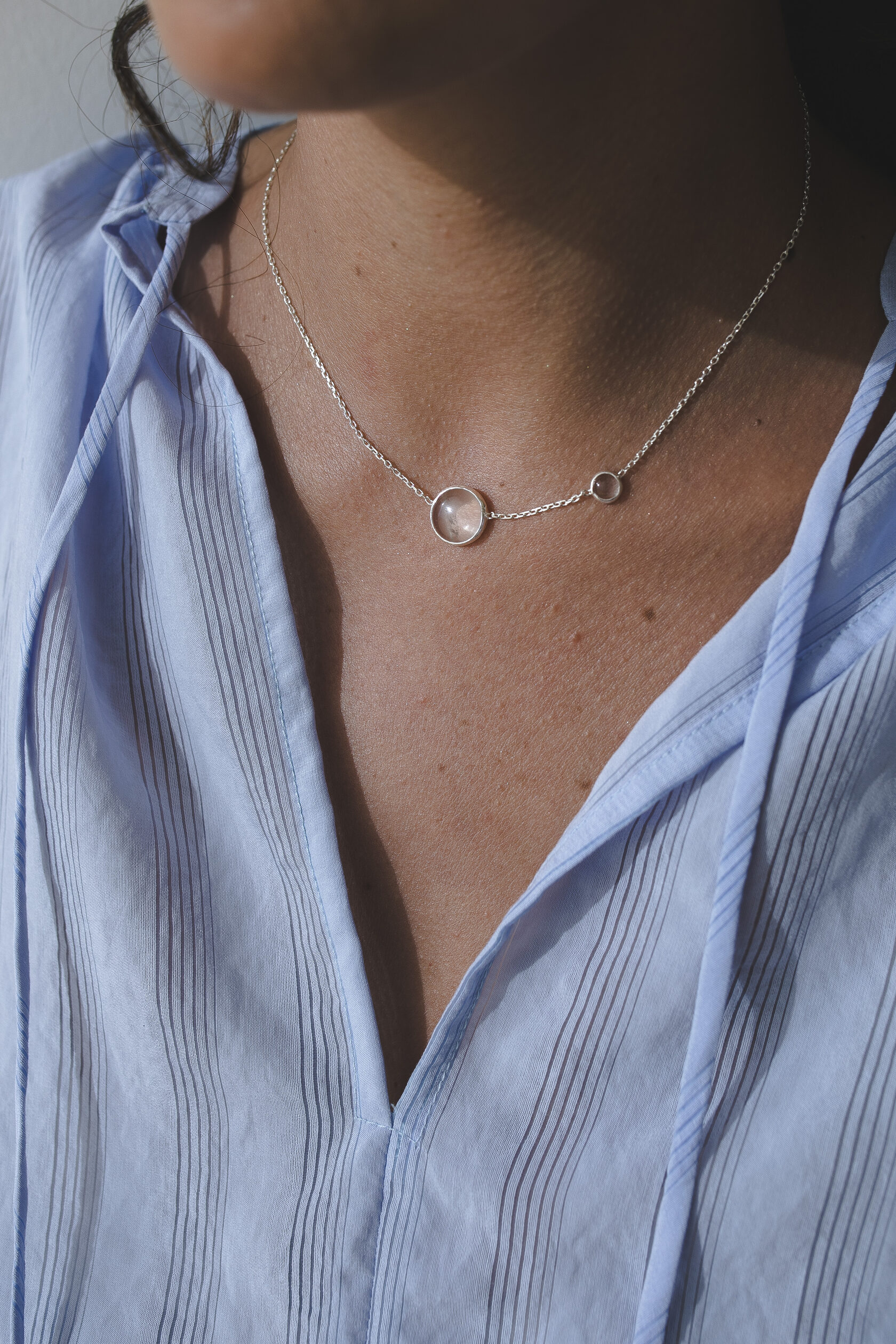 Подвеска с горным хрусталём