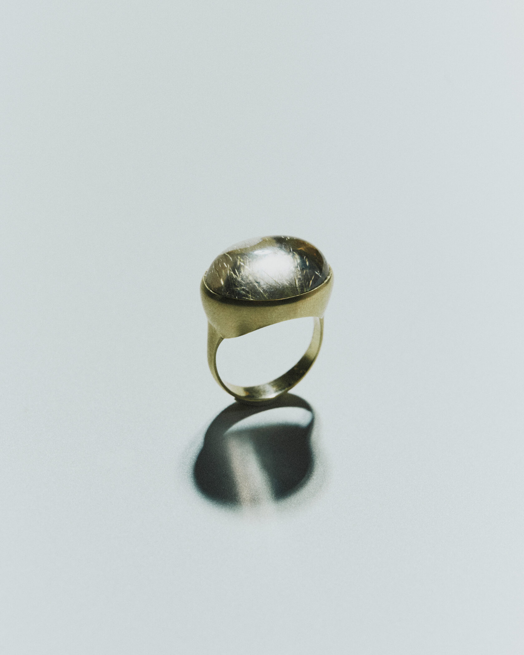 Кольцо Силы с рутиловым кварцем