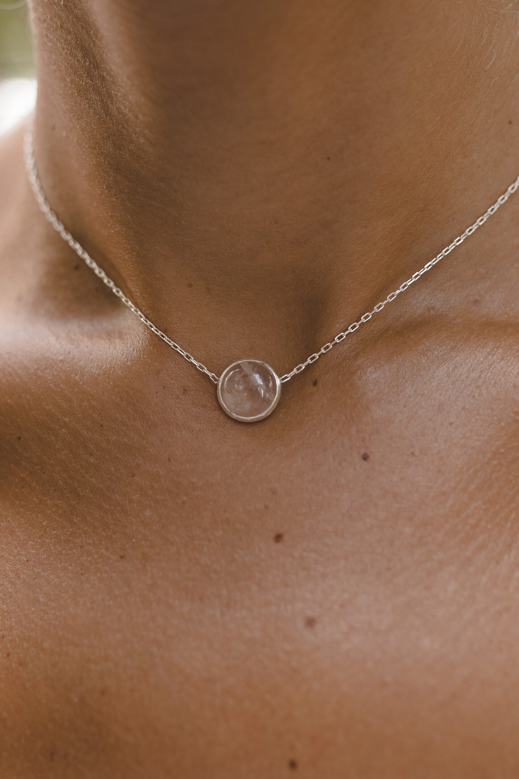 Подвеска с горным хрусталём