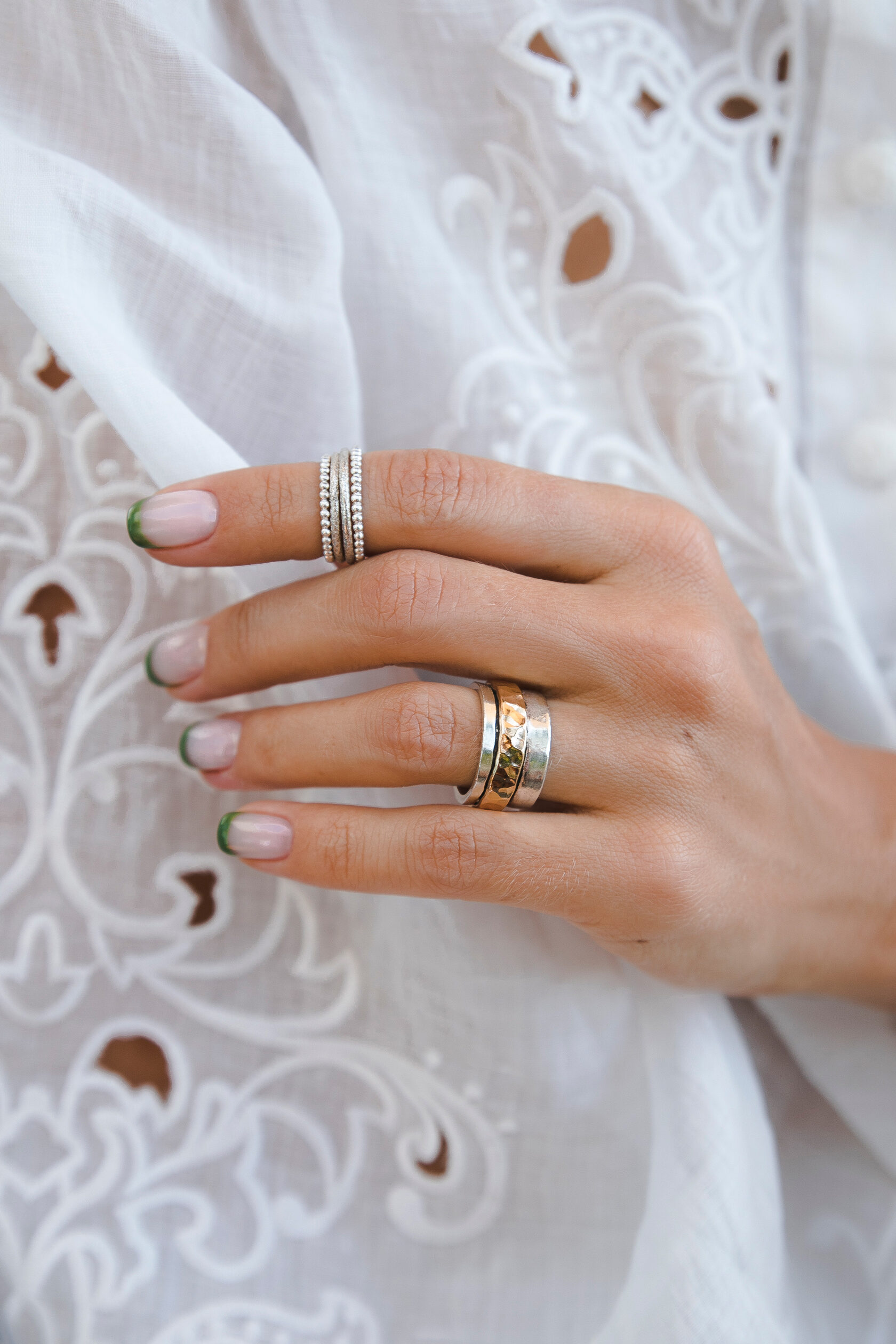 Кольцо-спинер минимализм