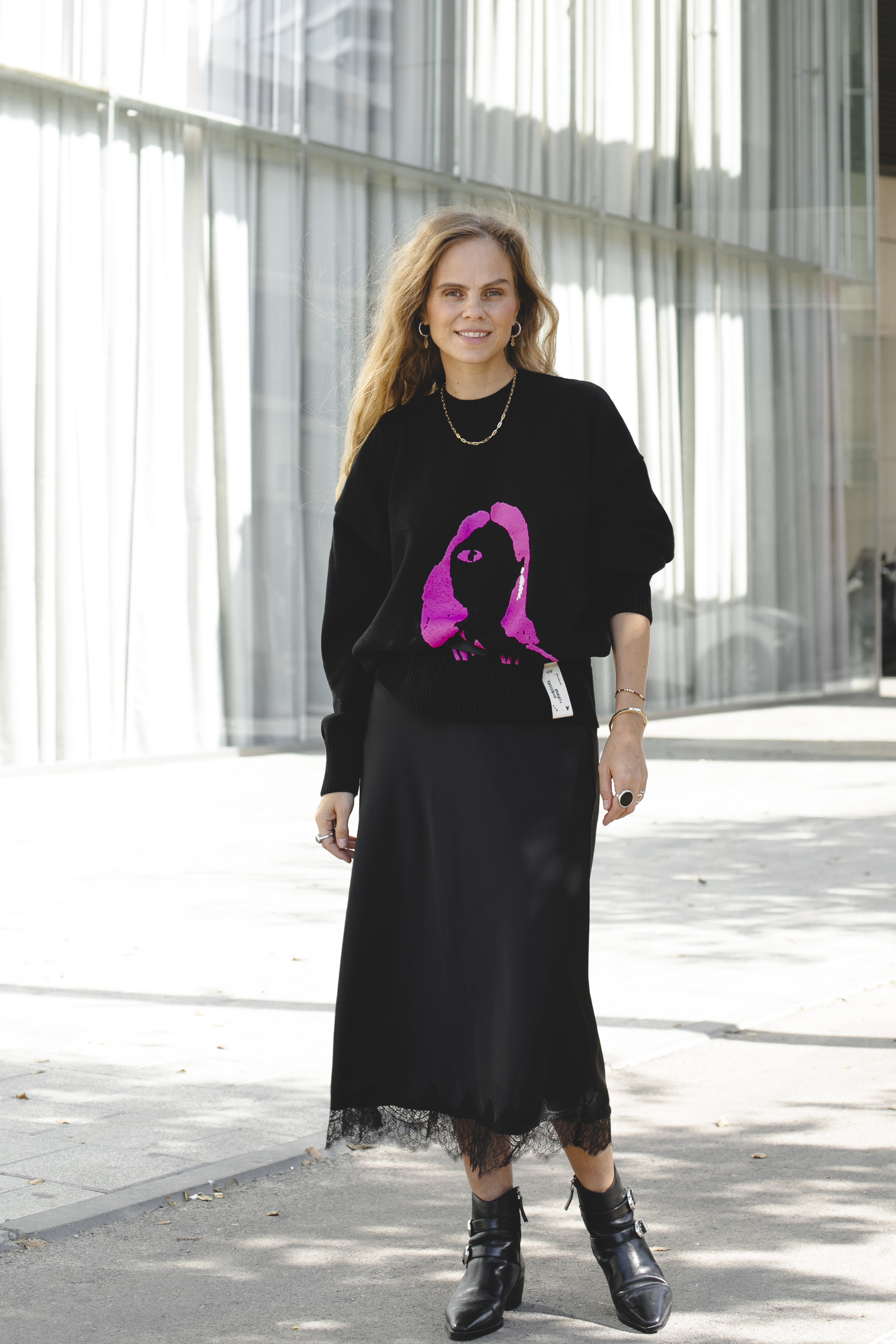 Джемпер EVE&ESTHER x LIBERMAN черный