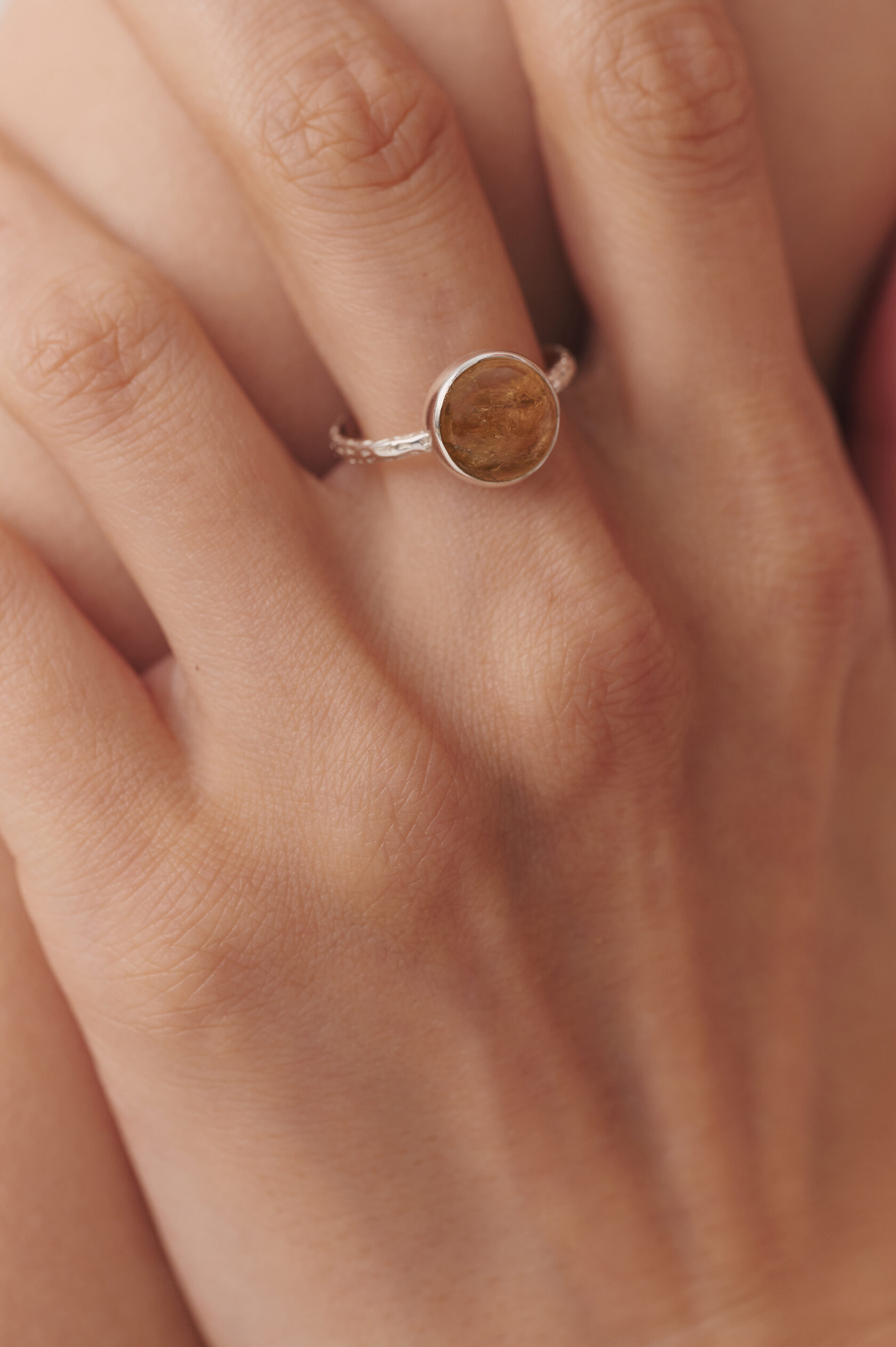 Кольцо с турмалином