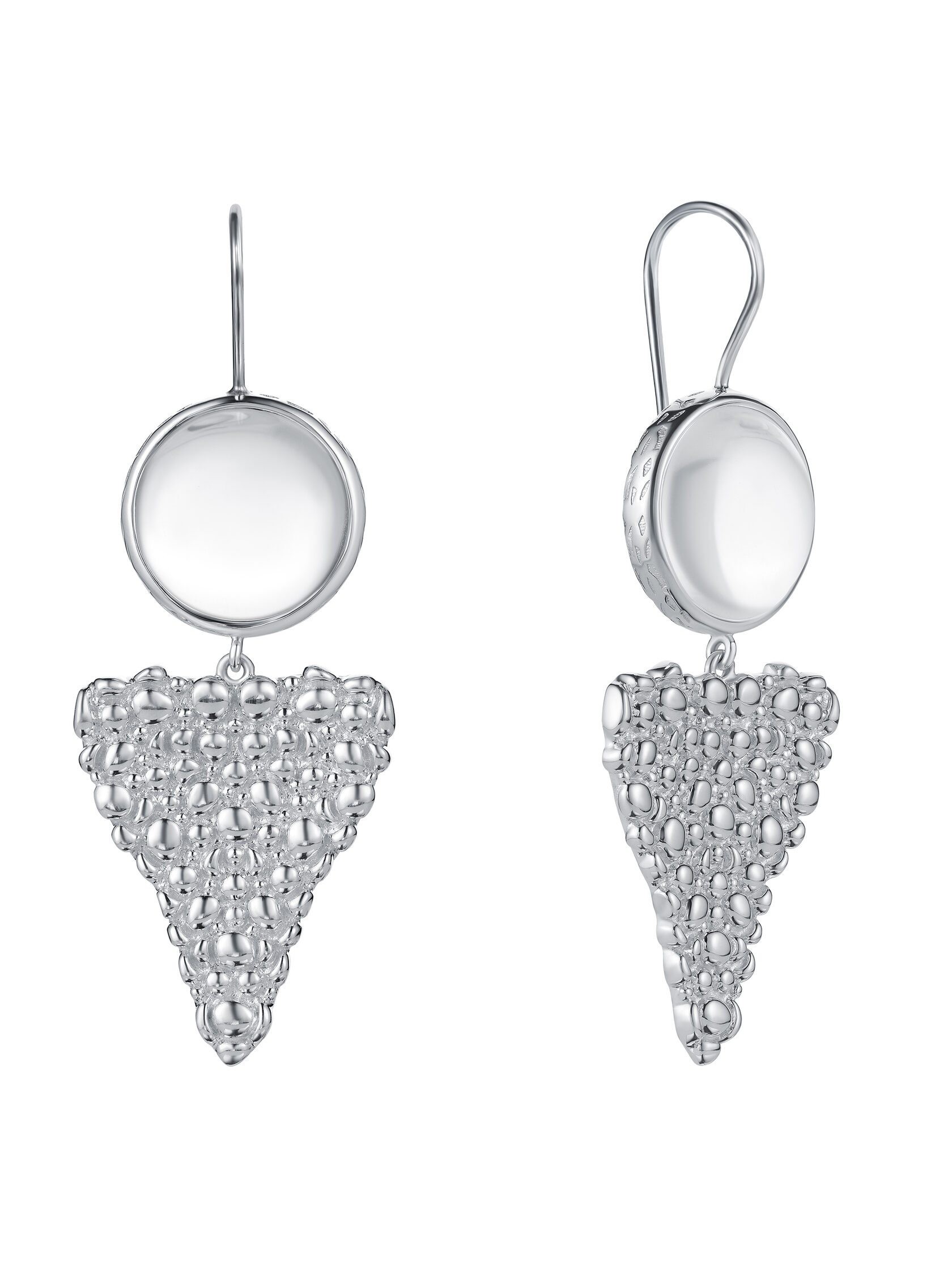 Серьги Баблс с горным хрусталем