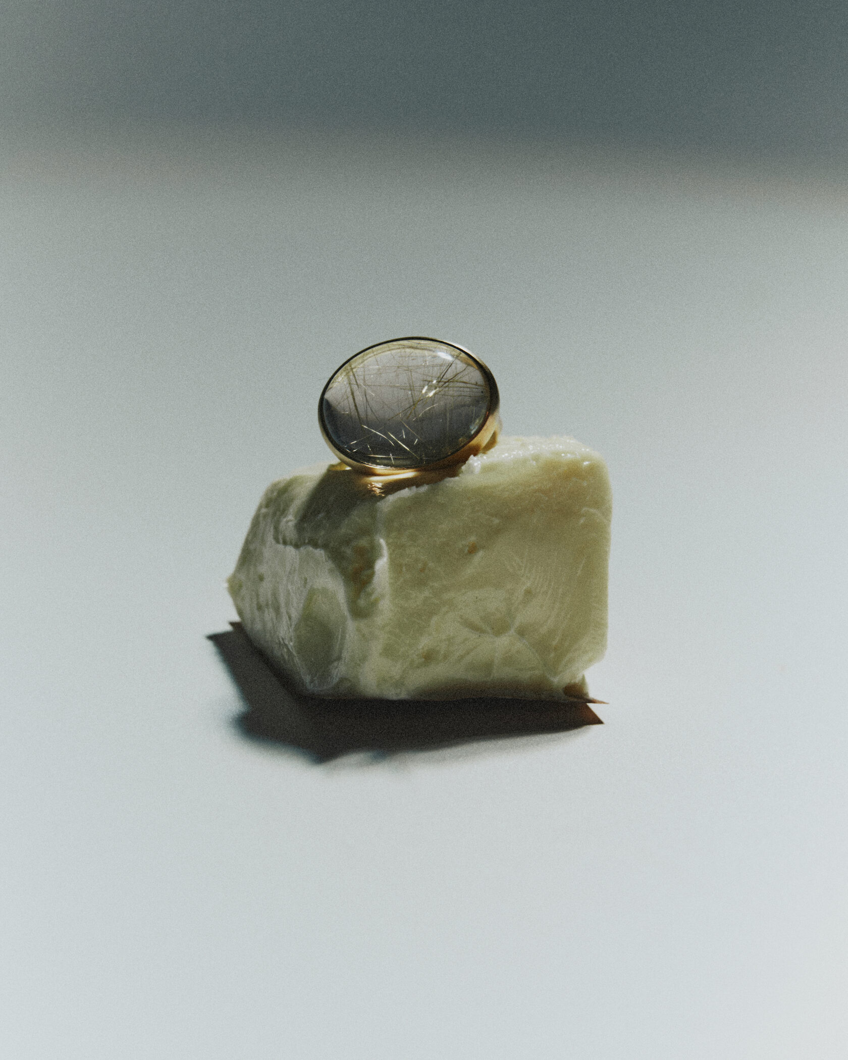 Кольцо Силы с рутиловым кварцем