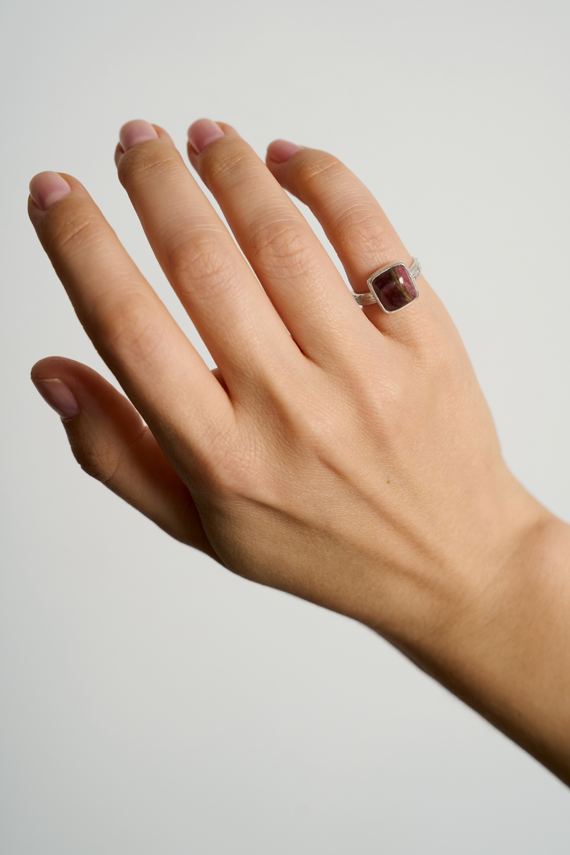 Кольцо с турмалином