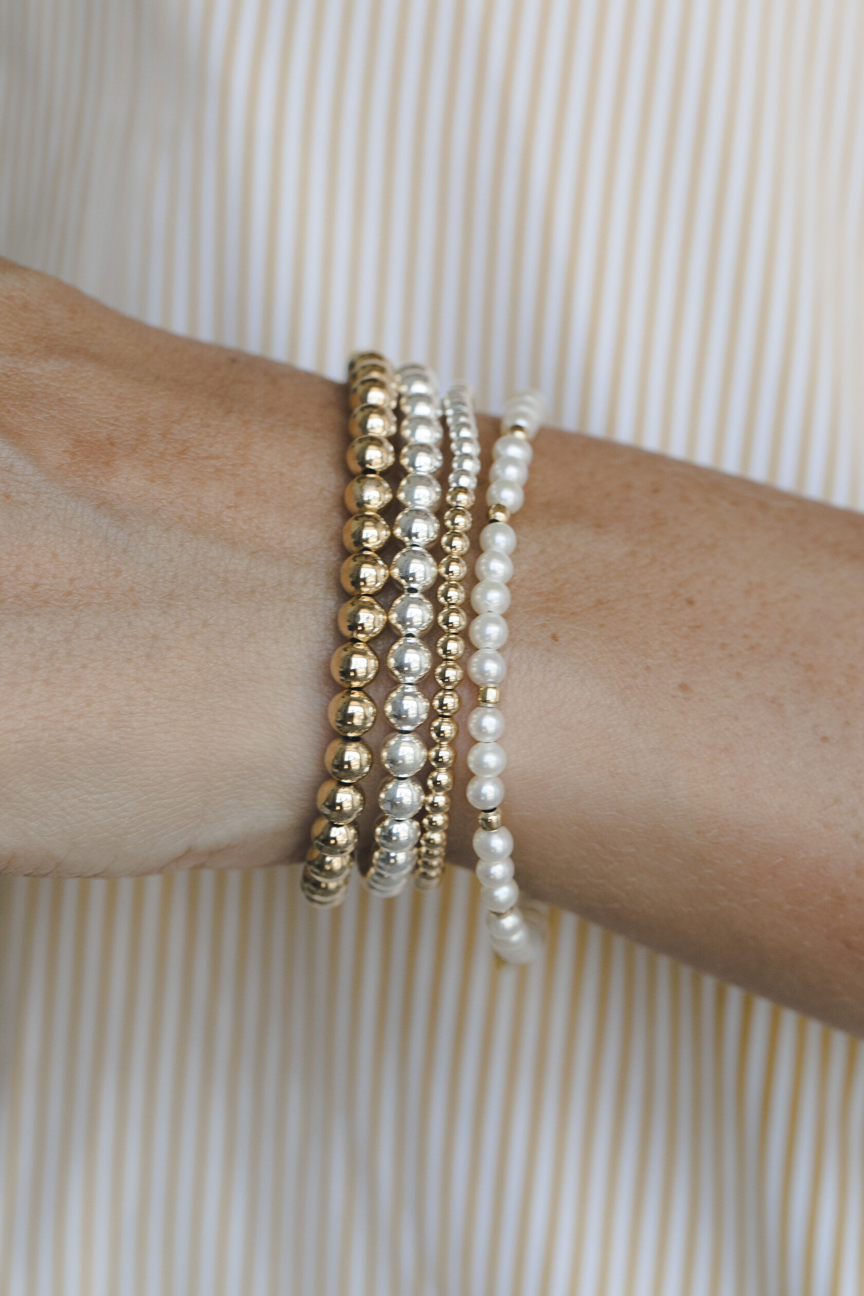 Браслет Лина двухцветный 3 мм